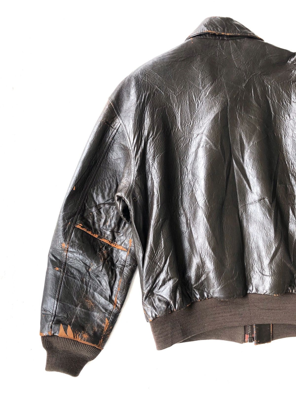 Avirex 1990s Avirex "The Star & Stripes Forever" A2 Leather Jacket Size US M / EU 48-50 / 2 - 10 Thumbnail