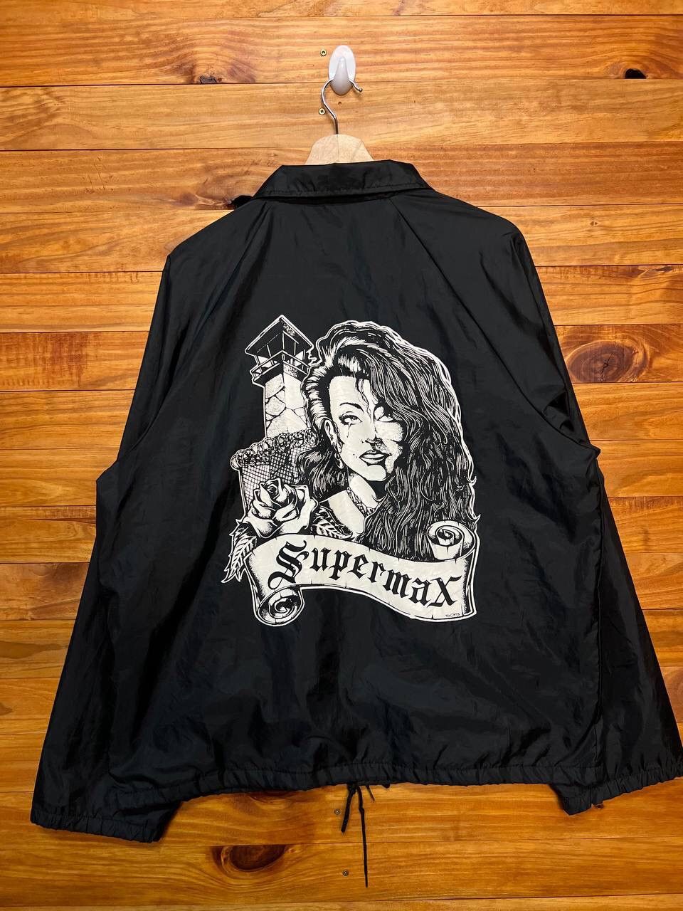 Vintage VINTAGE SUPERMAX PRINT NYLON COACH JACKET Size US L / EU 52-54 / 3 - 1 Thumbnail
