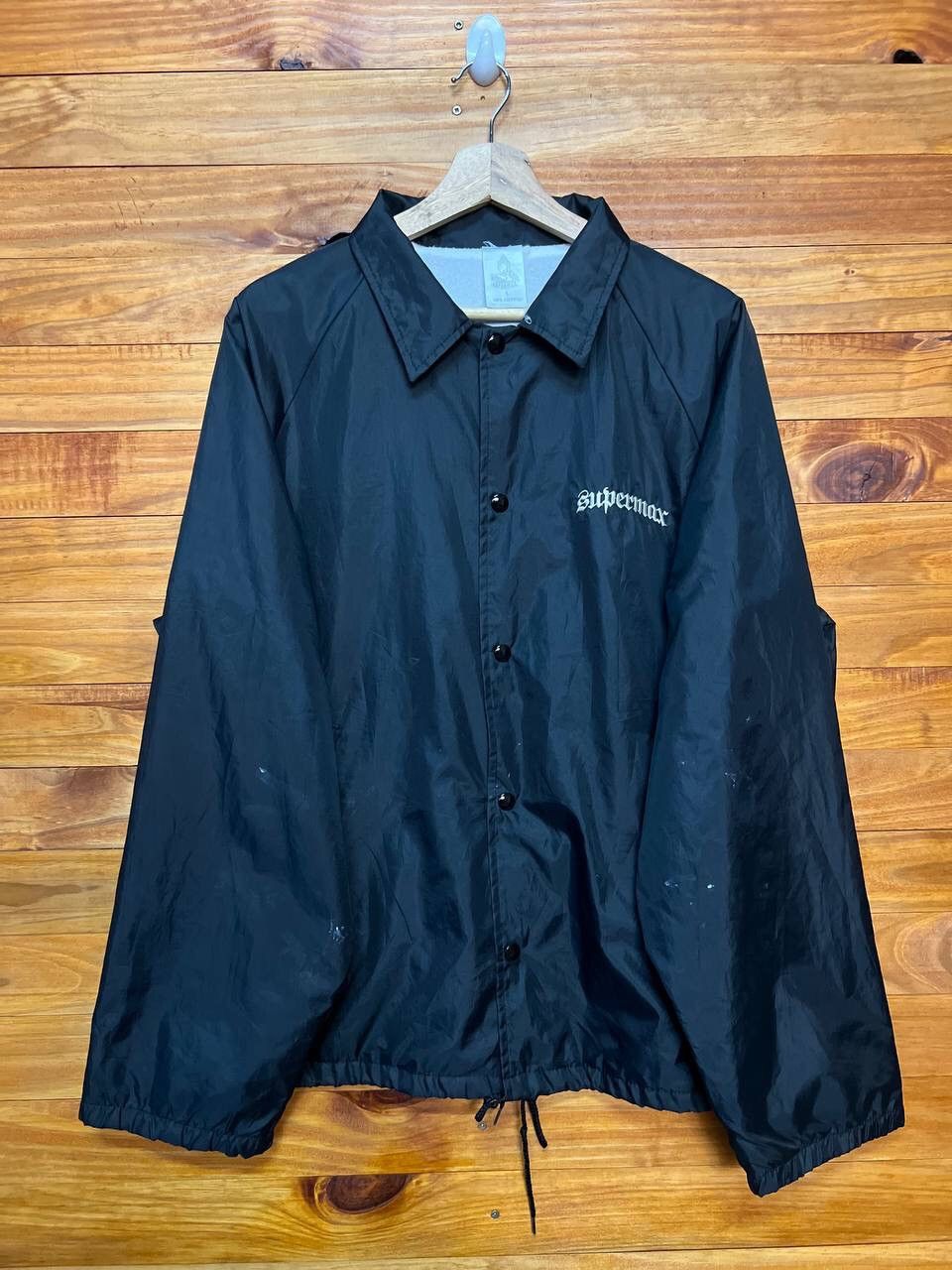 Vintage VINTAGE SUPERMAX PRINT NYLON COACH JACKET Size US L / EU 52-54 / 3 - 11 Thumbnail