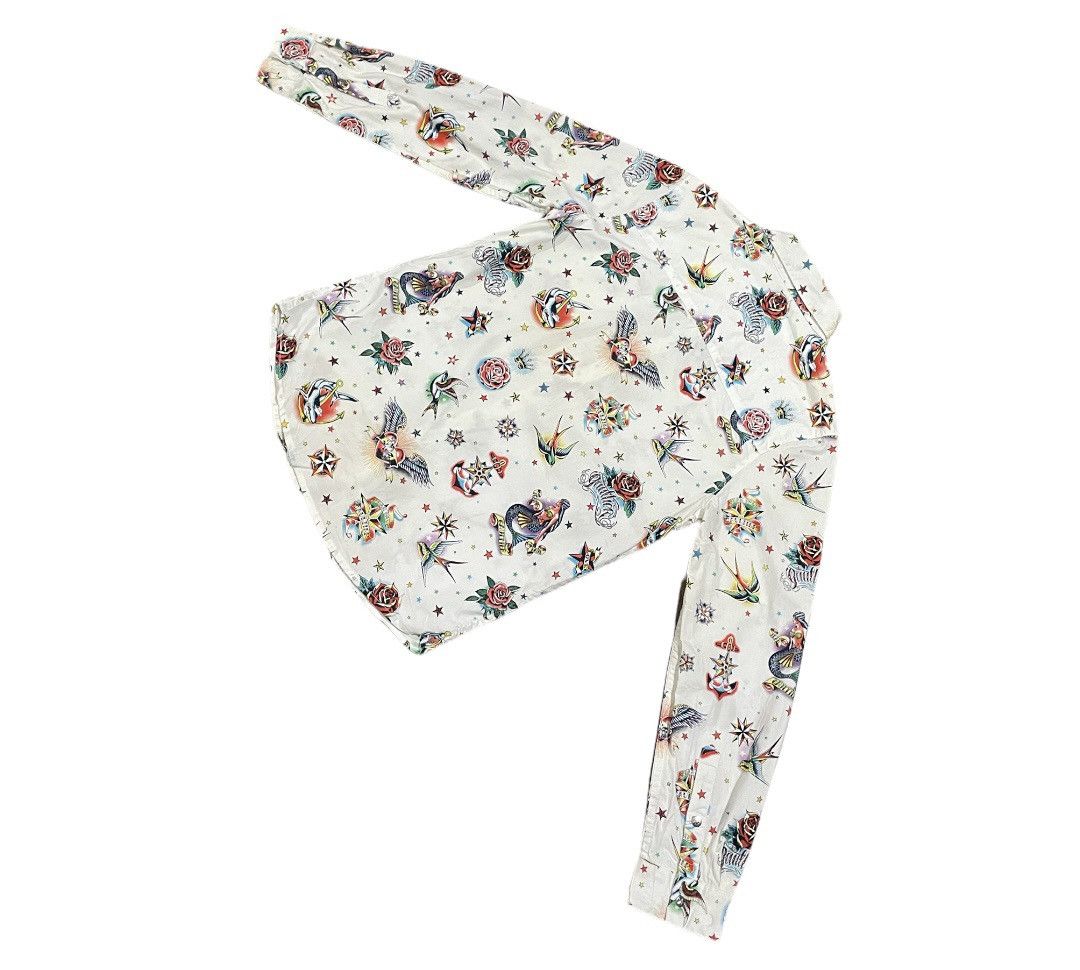Jean Paul Gaultier Jean Paul Gaultier All Over Print Snap Button Junior Shirts Size US XXS / EU 40 - 7 Thumbnail