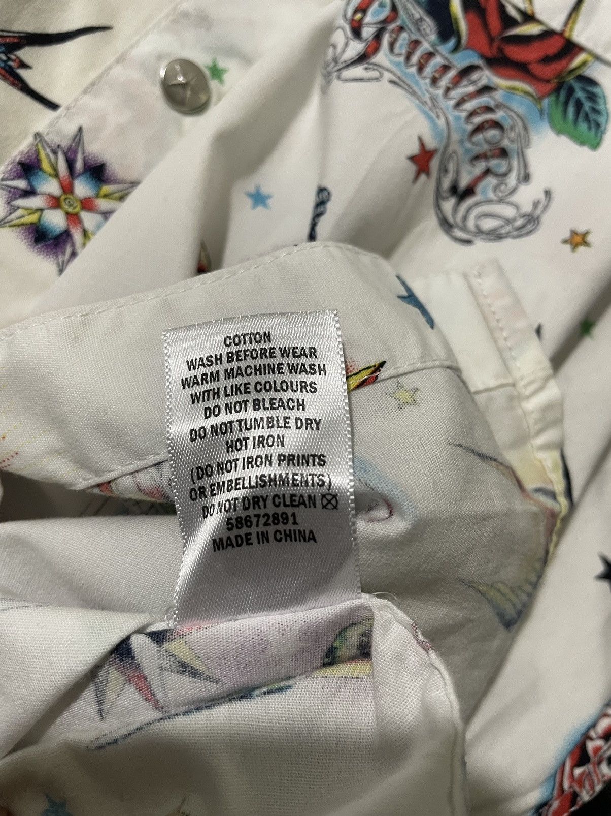 Jean Paul Gaultier Jean Paul Gaultier All Over Print Snap Button Junior Shirts Size US XXS / EU 40 - 20 Thumbnail