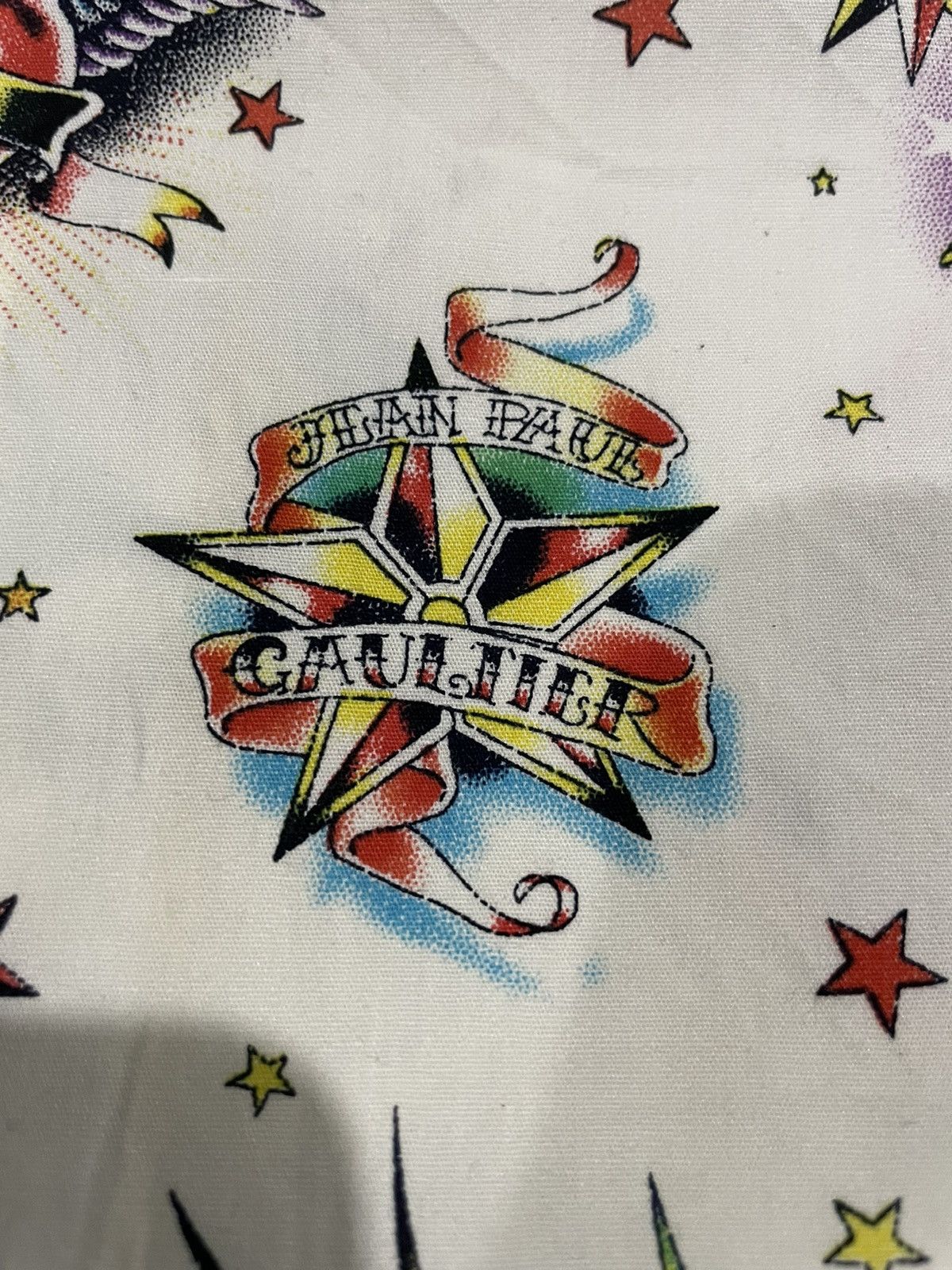 Jean Paul Gaultier Jean Paul Gaultier All Over Print Snap Button Junior Shirts Size US XXS / EU 40 - 12 Thumbnail