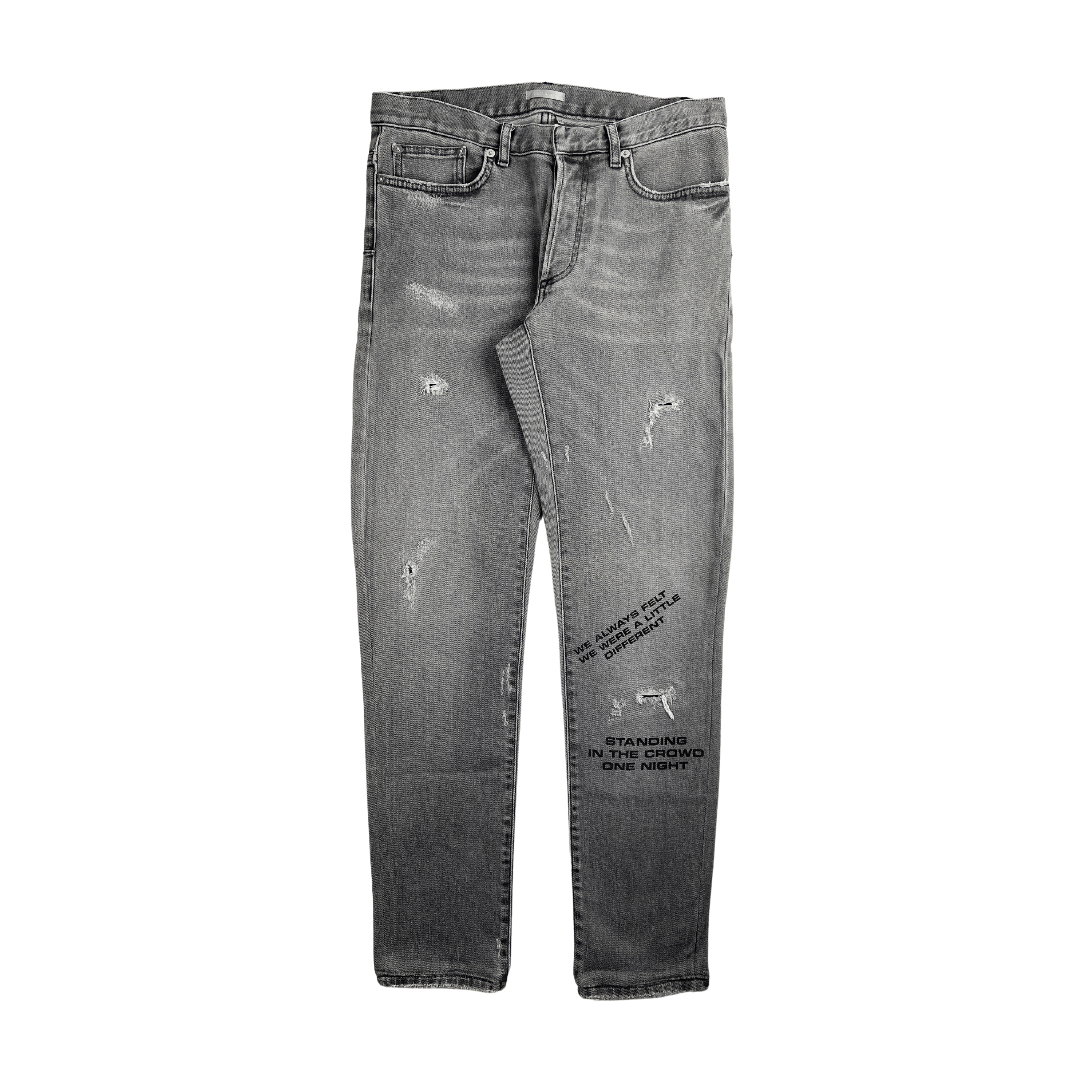 Dior Dior SS18 "Standing in the Crowd One Night" Jeans Size US 29 - 2 Thumbnail