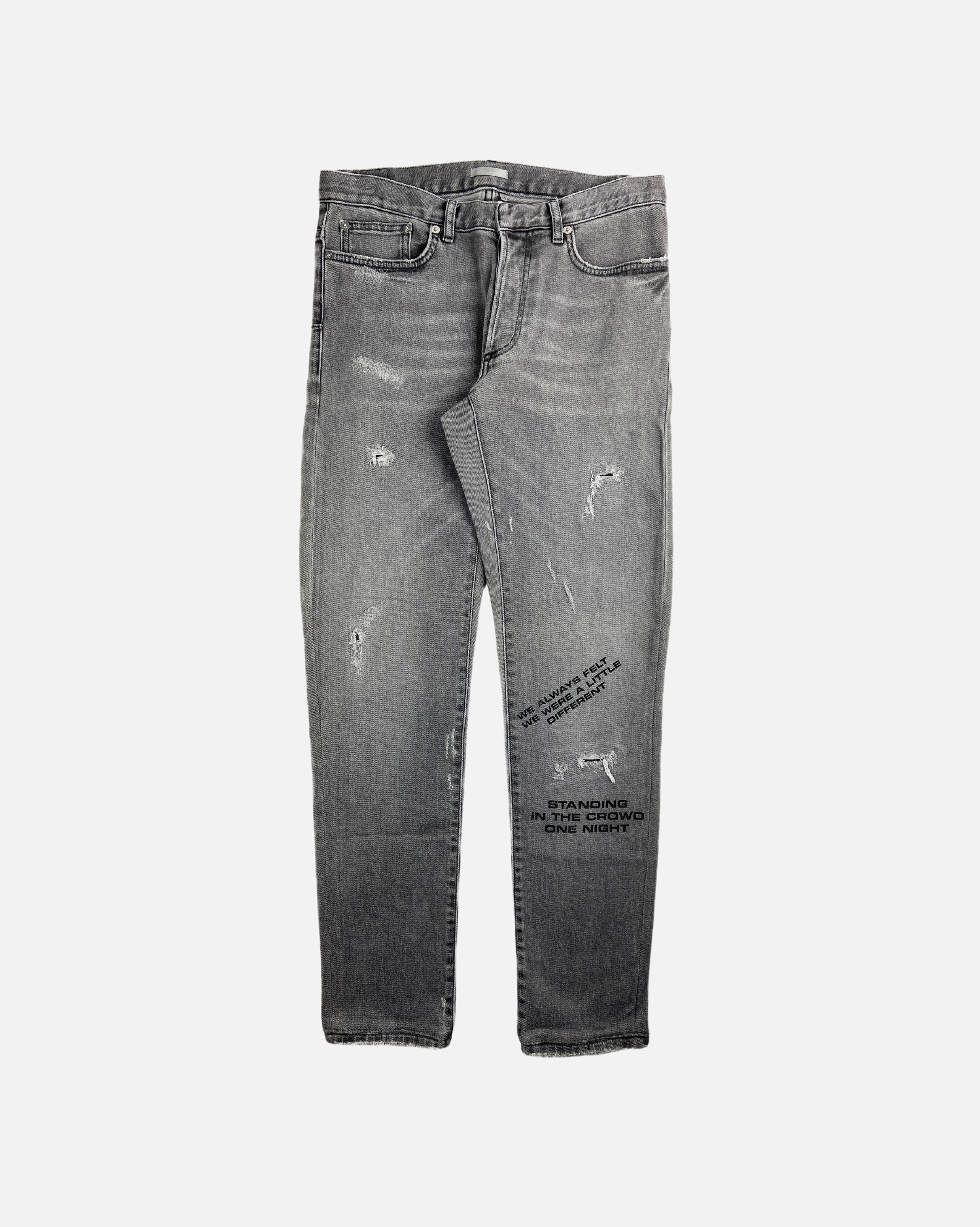 Dior Dior SS18 "Standing in the Crowd One Night" Jeans Size US 29 - 1 Thumbnail