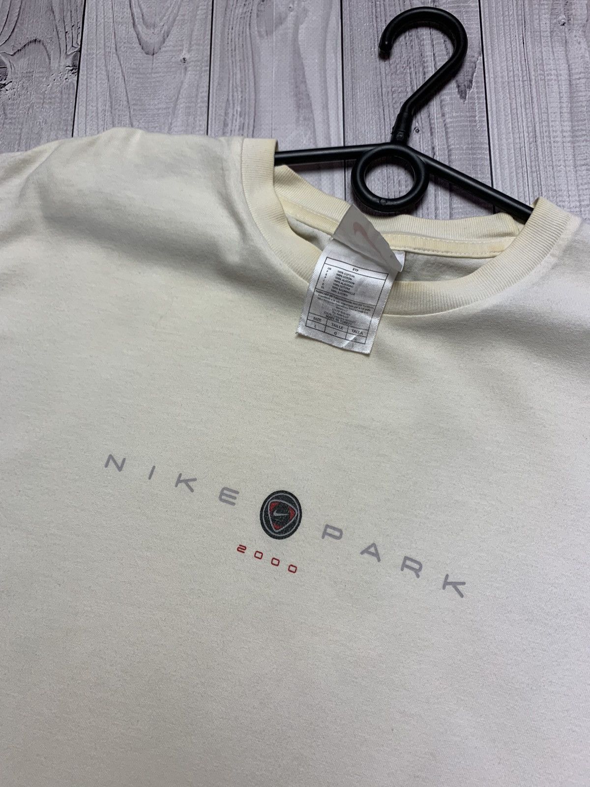 Nike × Vintage Vintage Nike Park tour tee size L logo swoosh size L Size US L / EU 52-54 / 3 - 1 Thumbnail