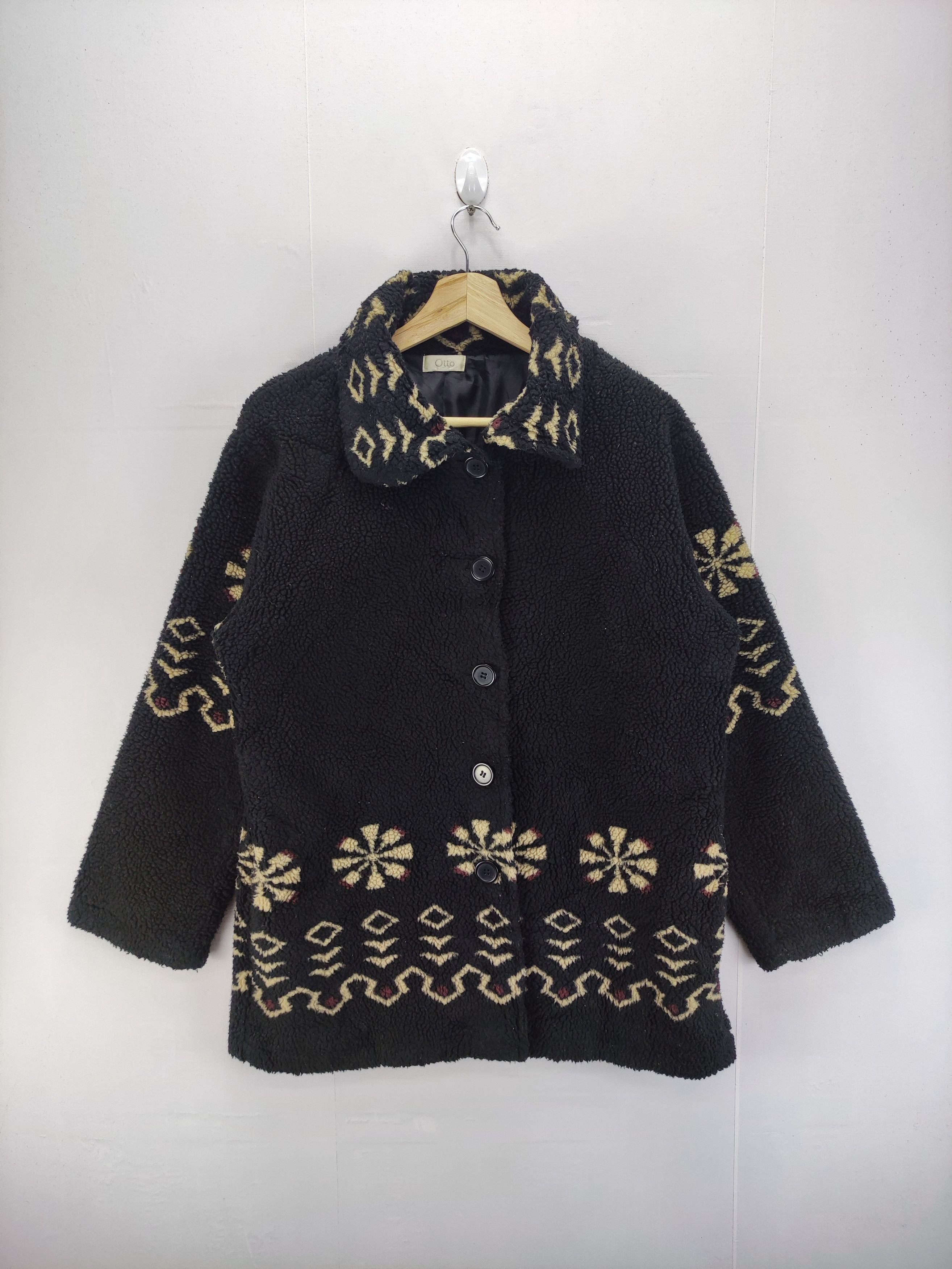 Otto Vintage Otto Sherpa Jacket Button Up Size US M / EU 48-50 / 2 - 1 Thumbnail