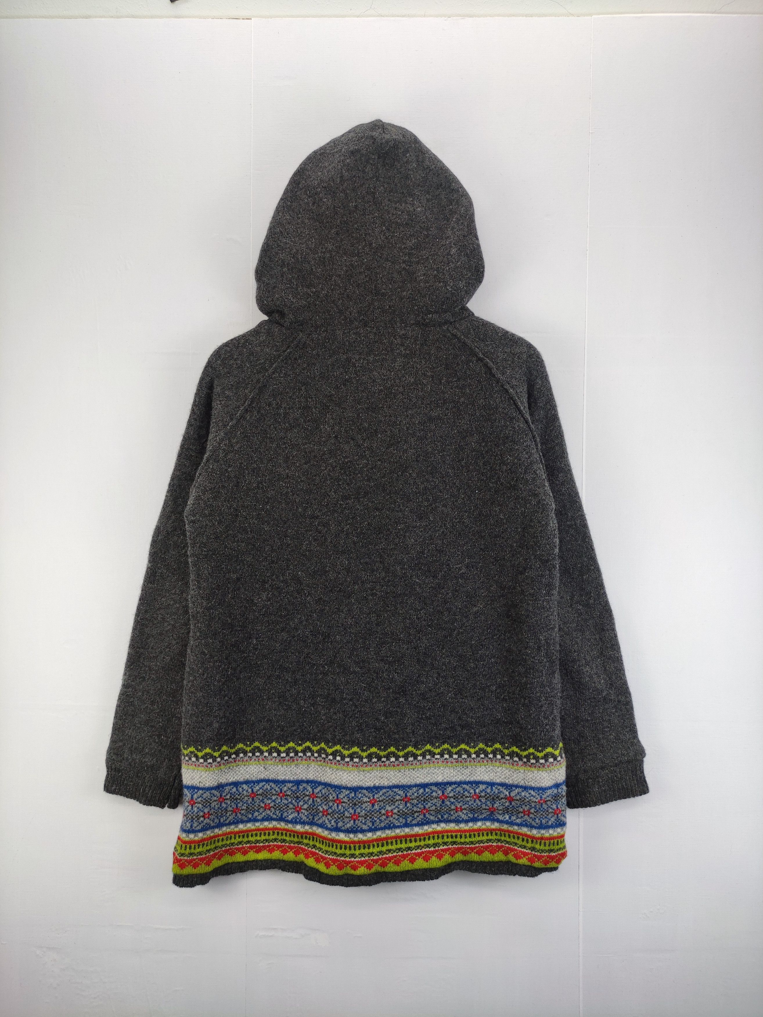 Japanese Brand Vintage Wool Hoodie Jacket Double Breasted Size US M / EU 48-50 / 2 - 8 Thumbnail