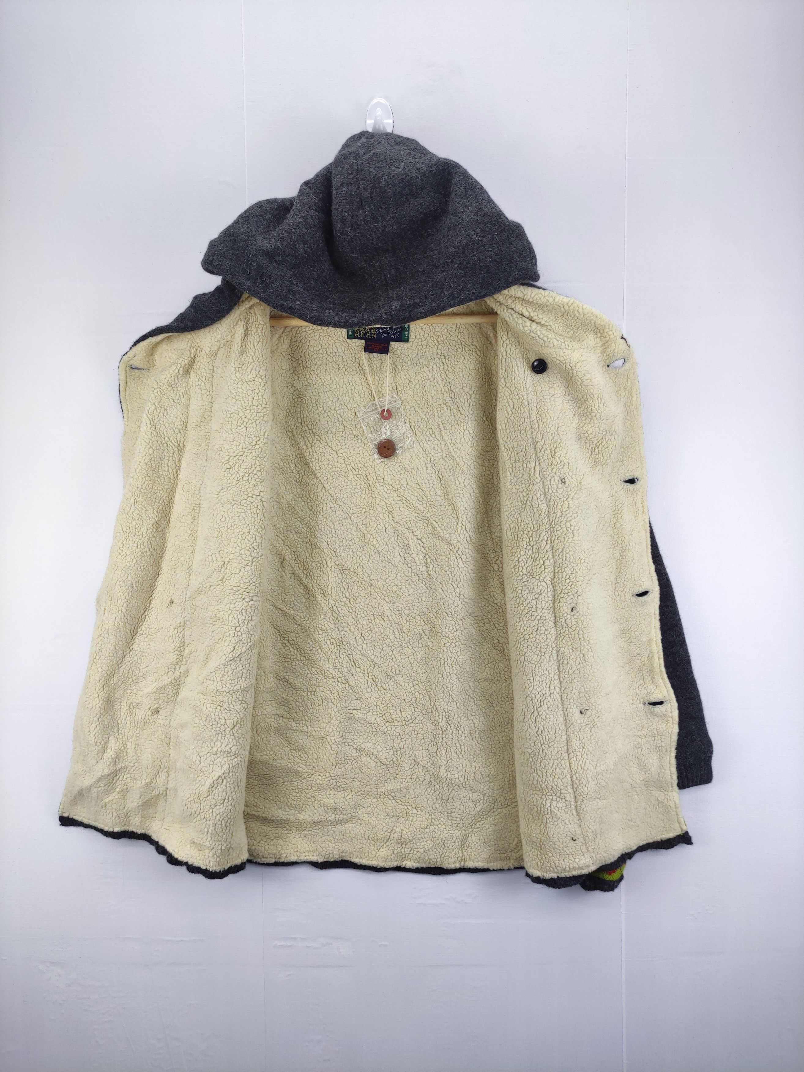 Japanese Brand Vintage Wool Hoodie Jacket Double Breasted Size US M / EU 48-50 / 2 - 3 Thumbnail