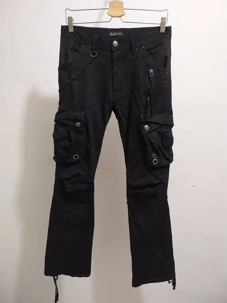 🔥Japanese Brand Saucy Cool Black Cargo Multipocket Pants