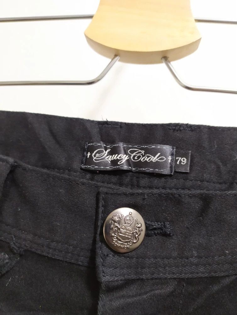 Japanese Brand 🔥Japanese Brand Saucy Cool Black Cargo Multipocket Pants Size US 30 / EU 46 - 6 Thumbnail