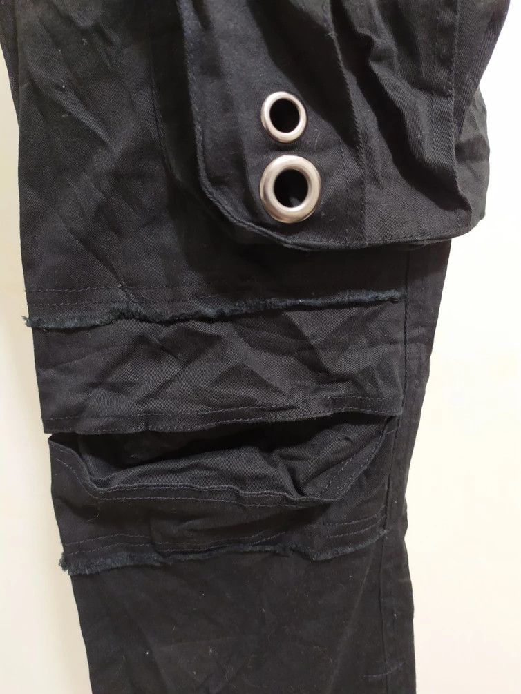 Japanese Brand 🔥Japanese Brand Saucy Cool Black Cargo Multipocket Pants Size US 30 / EU 46 - 4 Thumbnail