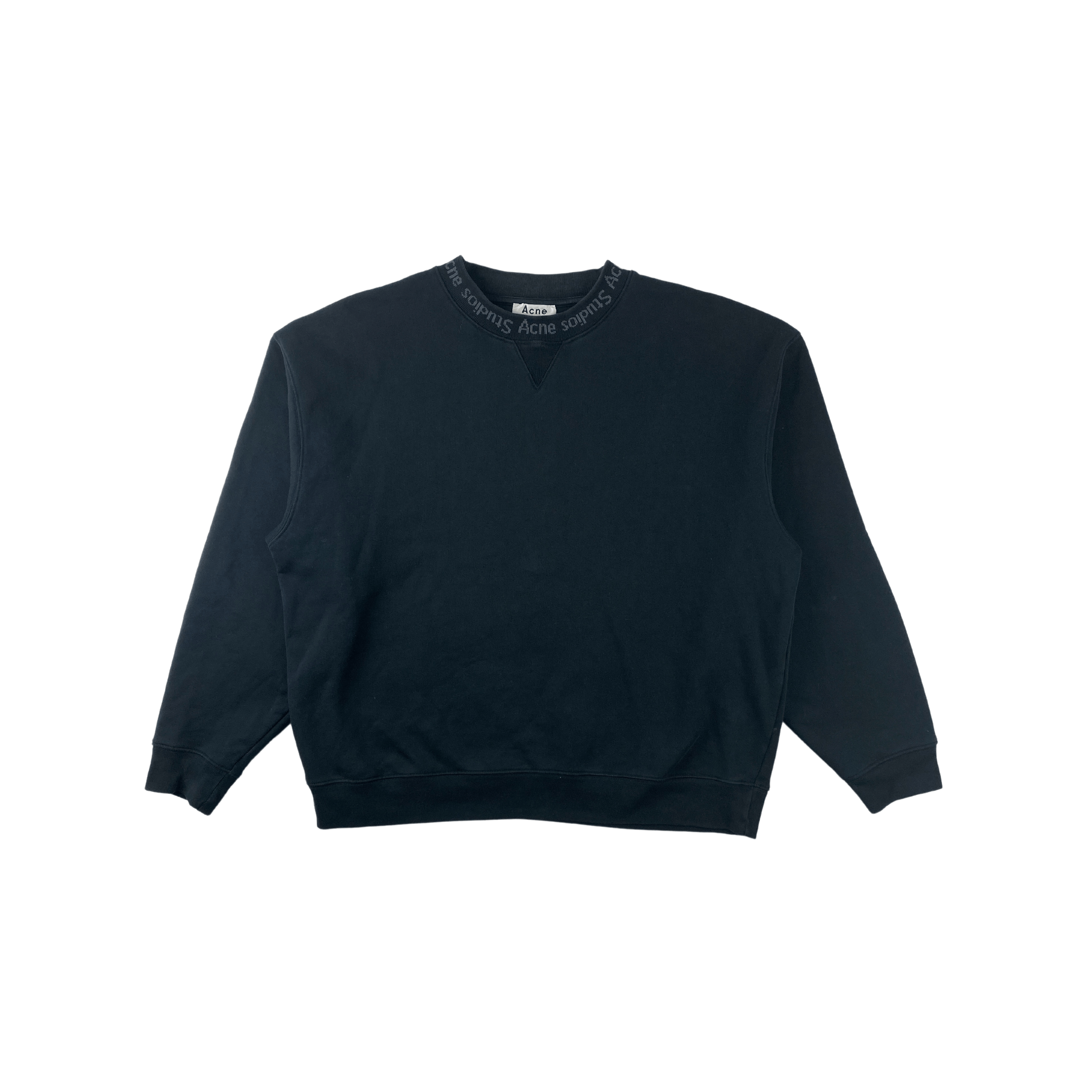 Acne Studios Acne Studios SS18 Flogho Neck Logo Sweater Size US L / EU 52-54 / 3 - 2 Thumbnail