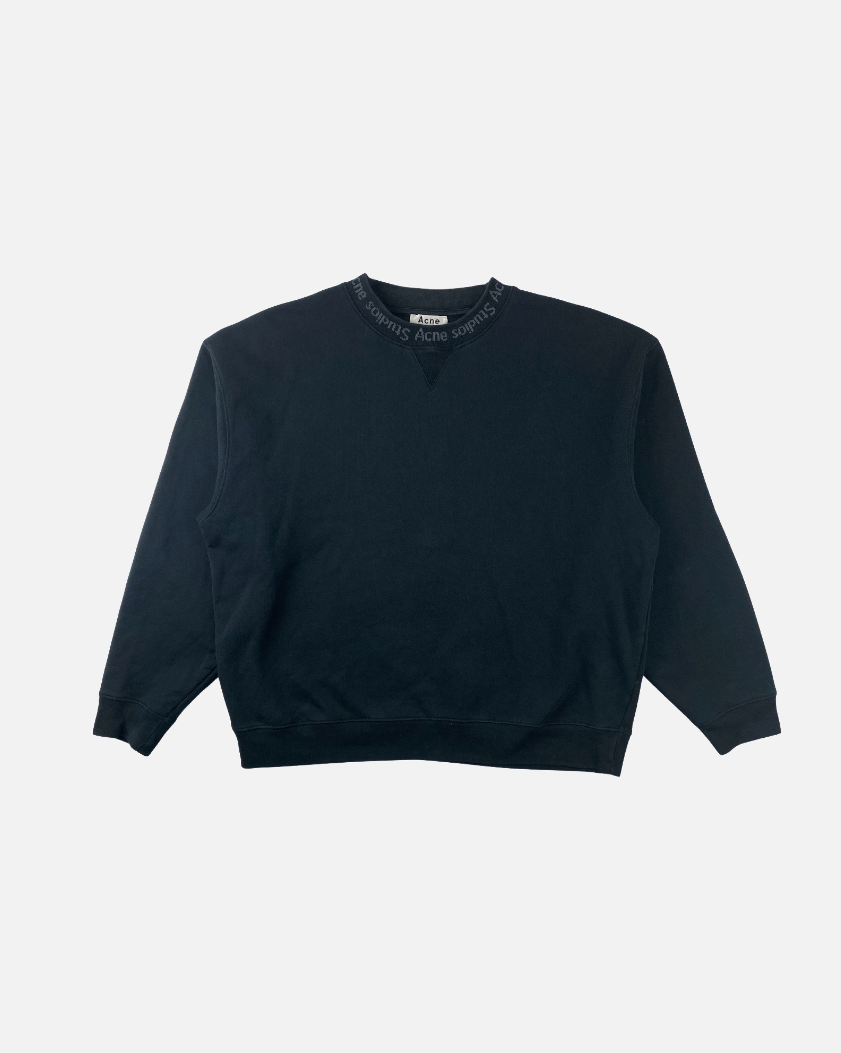 Acne Studios Acne Studios SS18 Flogho Neck Logo Sweater Size US L / EU 52-54 / 3 - 1 Thumbnail