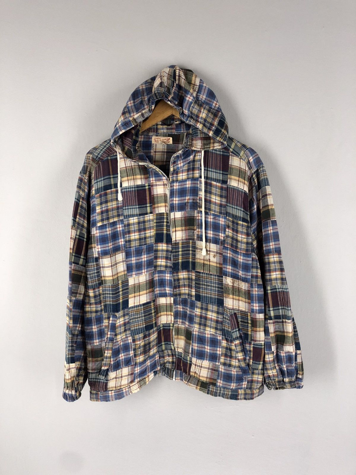 Designer 🔥RARE VINTAGE INDIGO FIELD COUNTRY PATCHWORK KAPITAL JACKE Size US M / EU 48-50 / 2 - 2 Thumbnail