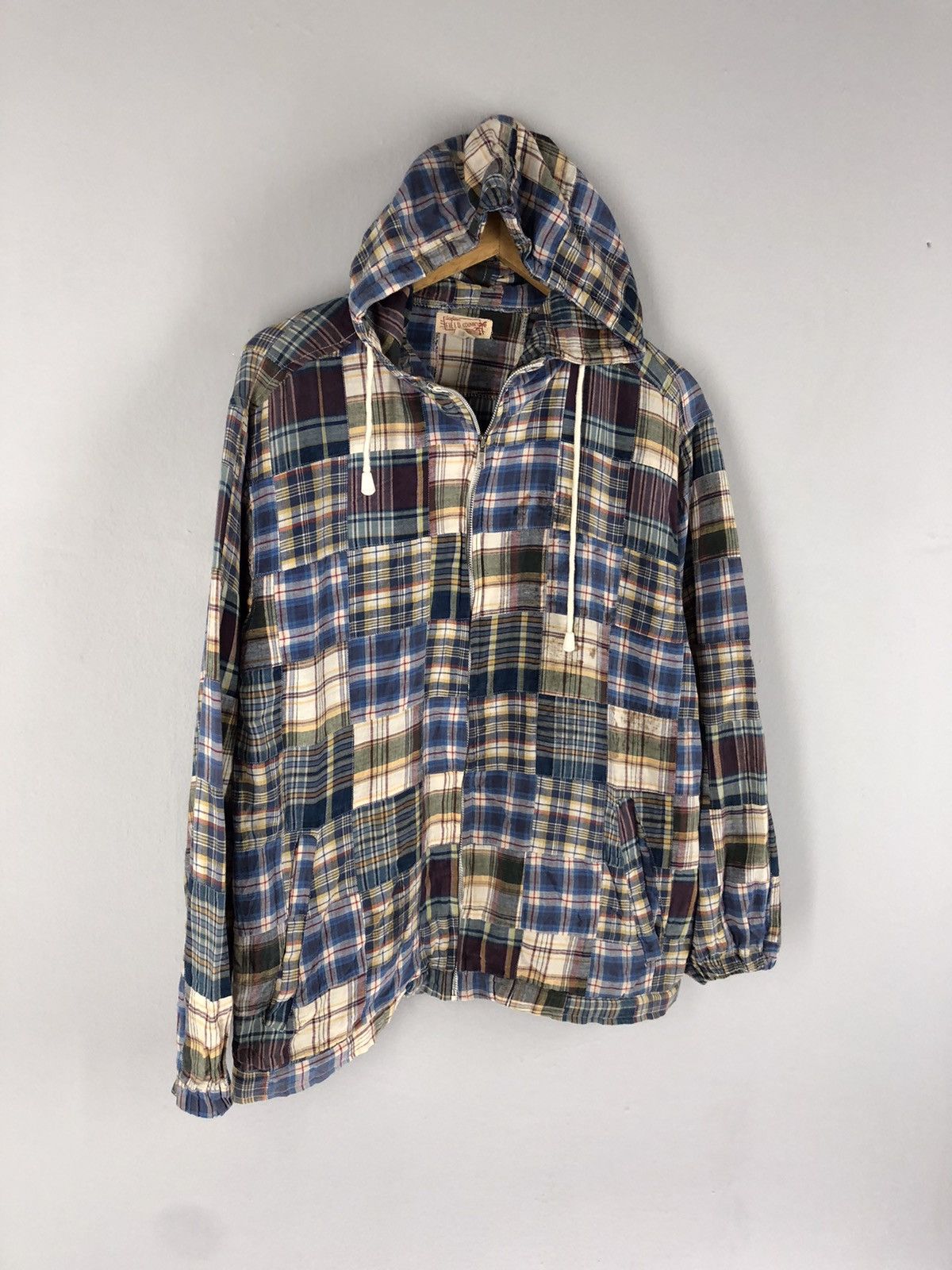 Designer 🔥RARE VINTAGE INDIGO FIELD COUNTRY PATCHWORK KAPITAL JACKE Size US M / EU 48-50 / 2 - 3 Thumbnail