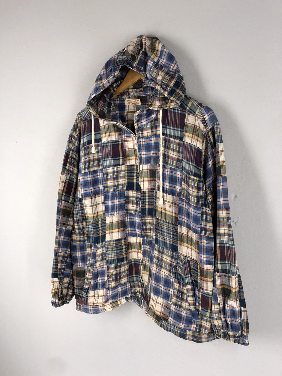 Designer 🔥RARE VINTAGE INDIGO FIELD COUNTRY PATCHWORK KAPITAL JACKE Size US M / EU 48-50 / 2 - 4 Thumbnail