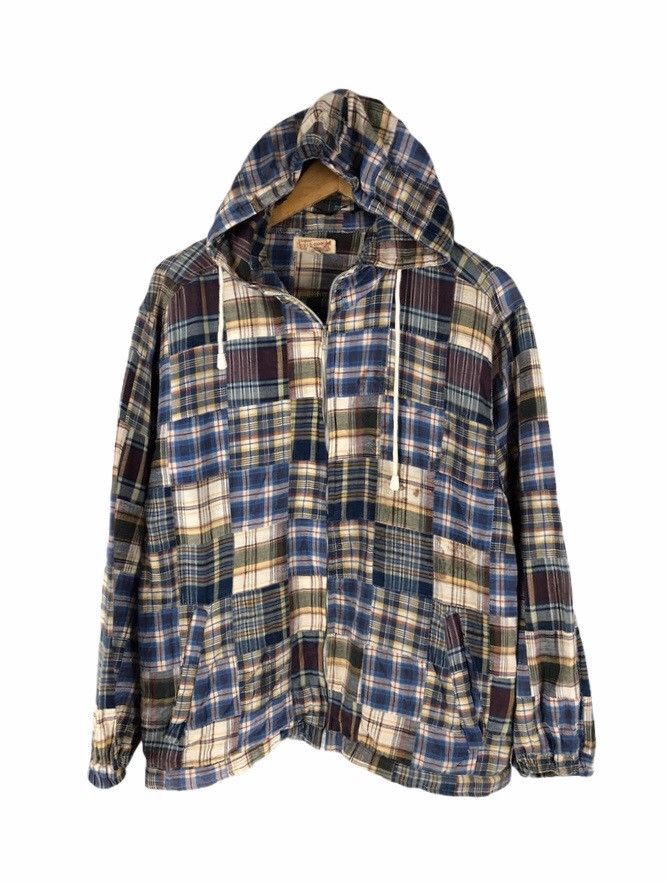 Designer 🔥RARE VINTAGE INDIGO FIELD COUNTRY PATCHWORK KAPITAL JACKE Size US M / EU 48-50 / 2 - 1 Thumbnail