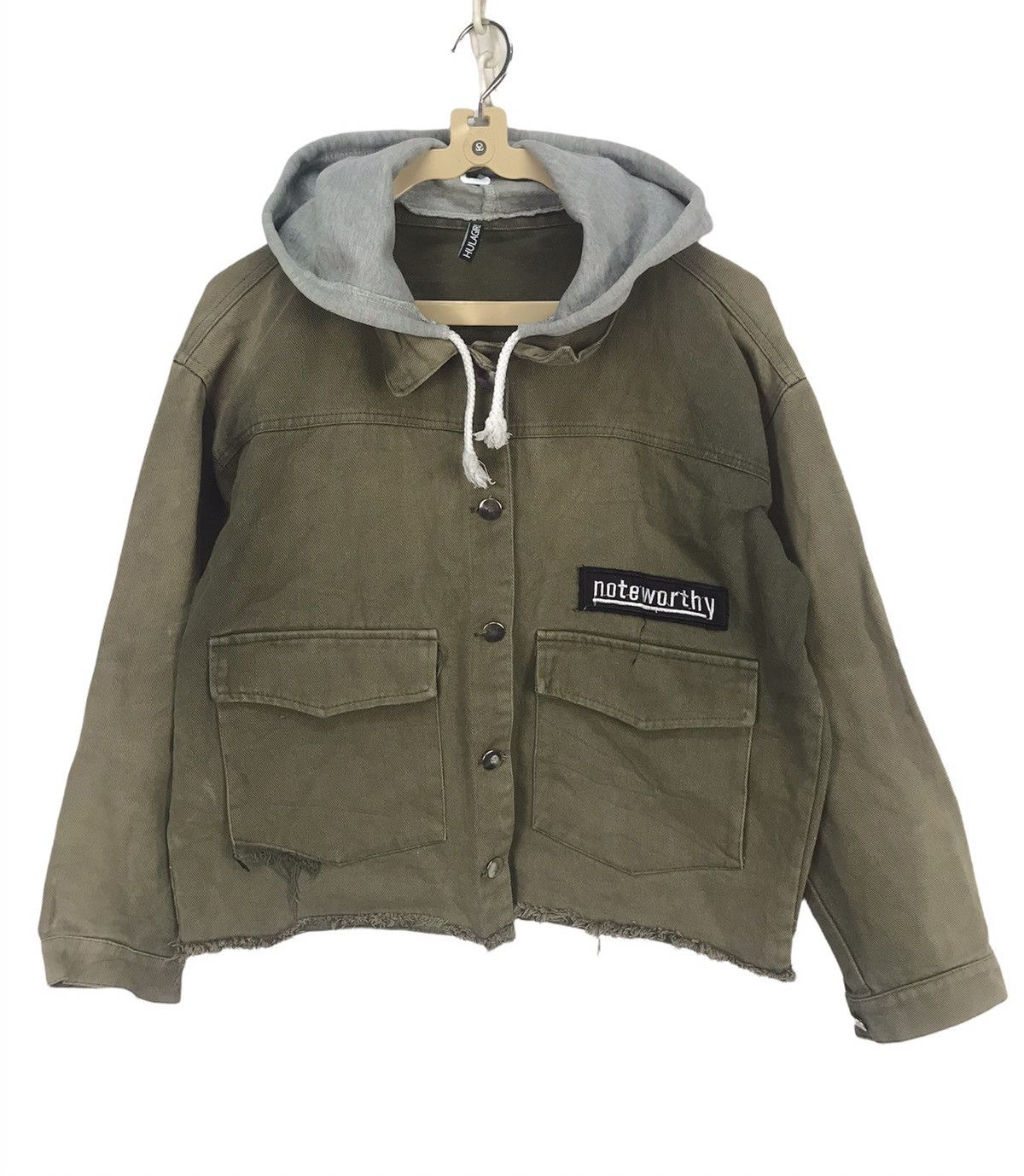 Other Hulagirl button up croptop hoodie jacket Size M / US 6-8 / IT 42-44 - 1 Thumbnail