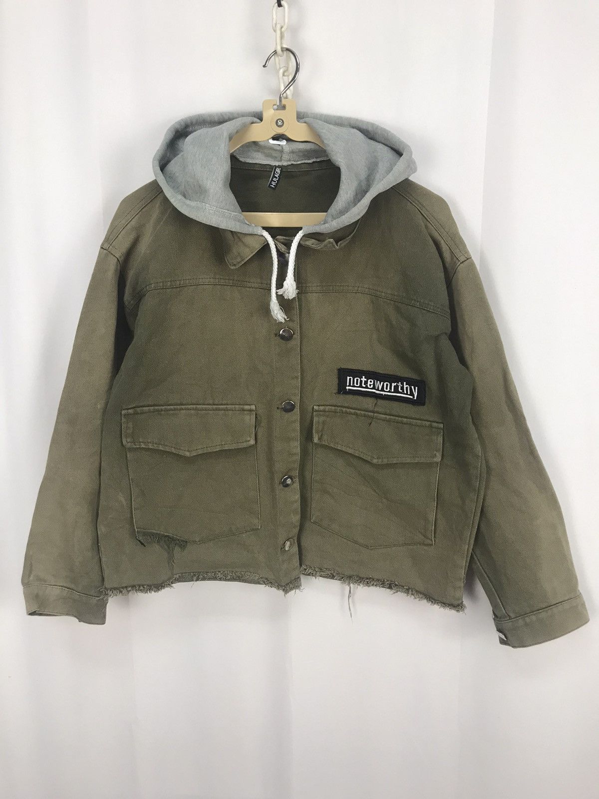 Other Hulagirl button up croptop hoodie jacket Size M / US 6-8 / IT 42-44 - 6 Thumbnail