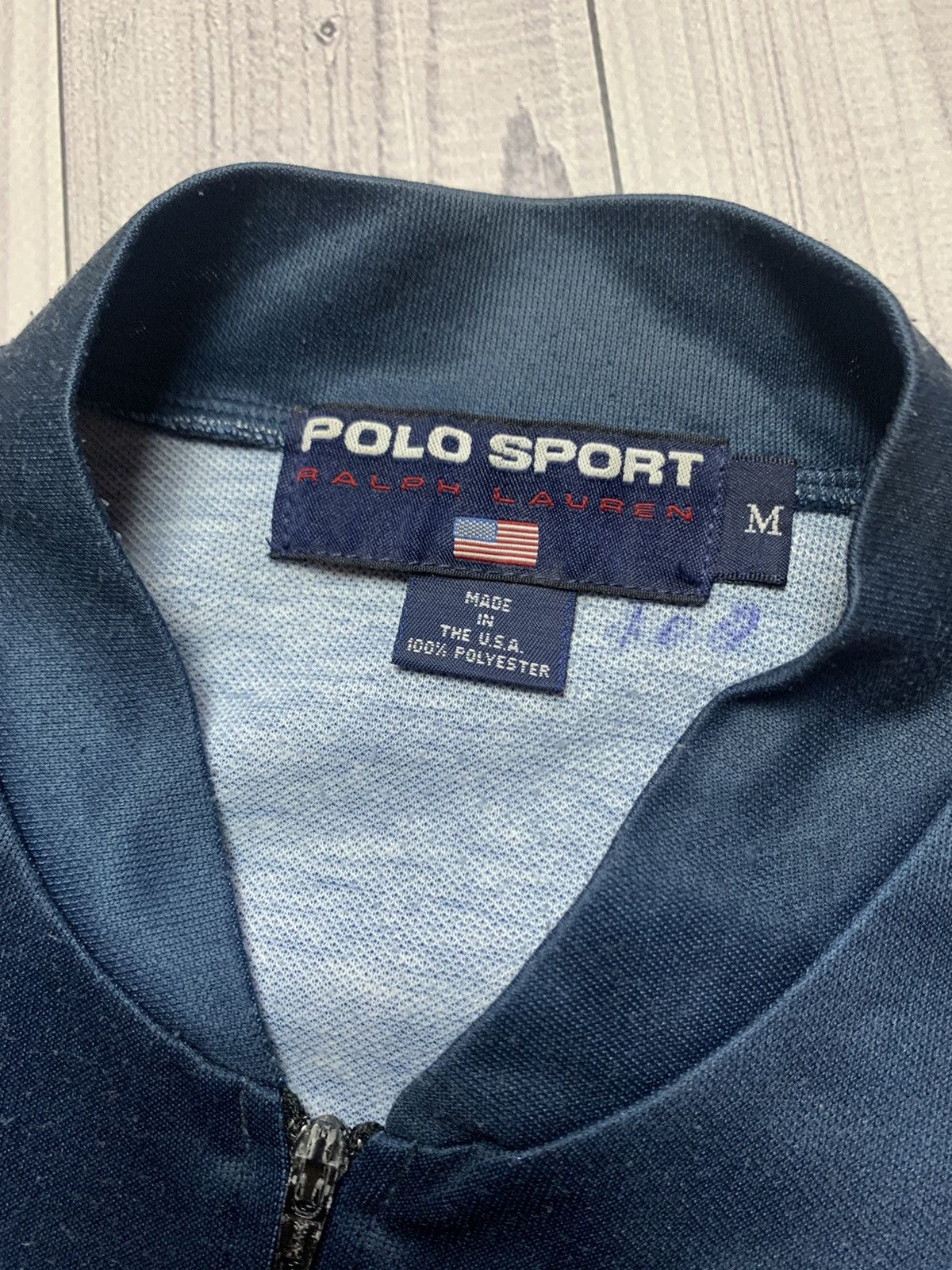 Polo Ralph Lauren × Vintage Vintage cycling jersey Polo Sport Pepsi size M rare Size US M / EU 48-50 / 2 - 2 Thumbnail
