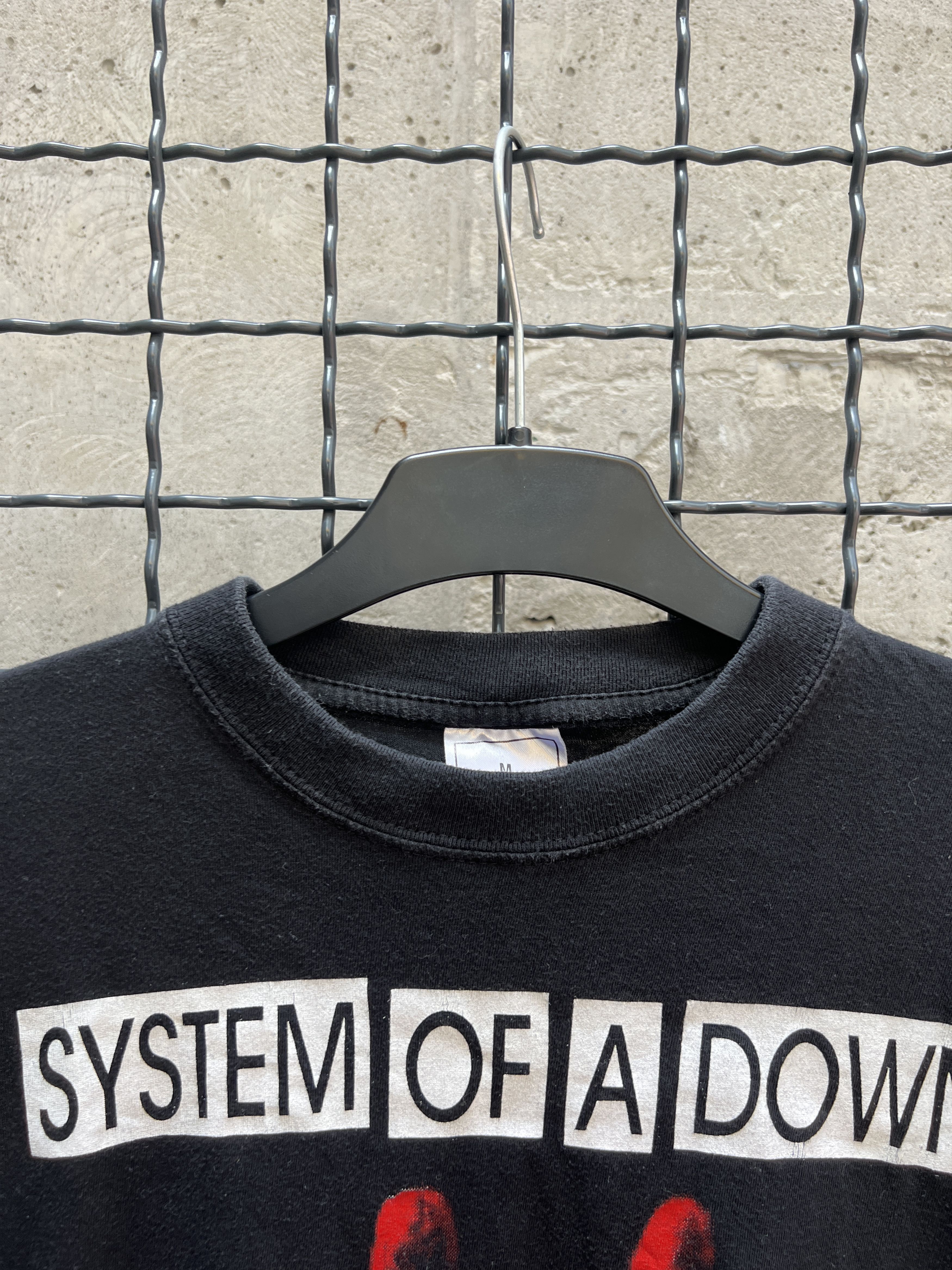 Band Tees Vintage 90s System of a Down T-shirt Size US M / EU 48-50 / 2 - 2 Thumbnail