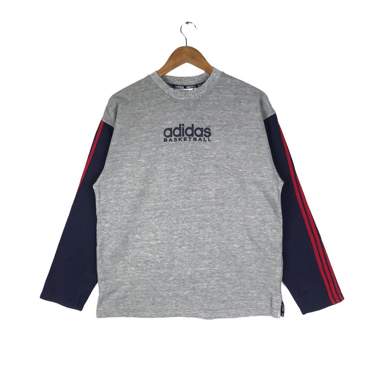 Adidas Adidas Three Stripe Basketball Sky Jam Crewneck Jumper Size US M / EU 48-50 / 2 - 3 Thumbnail
