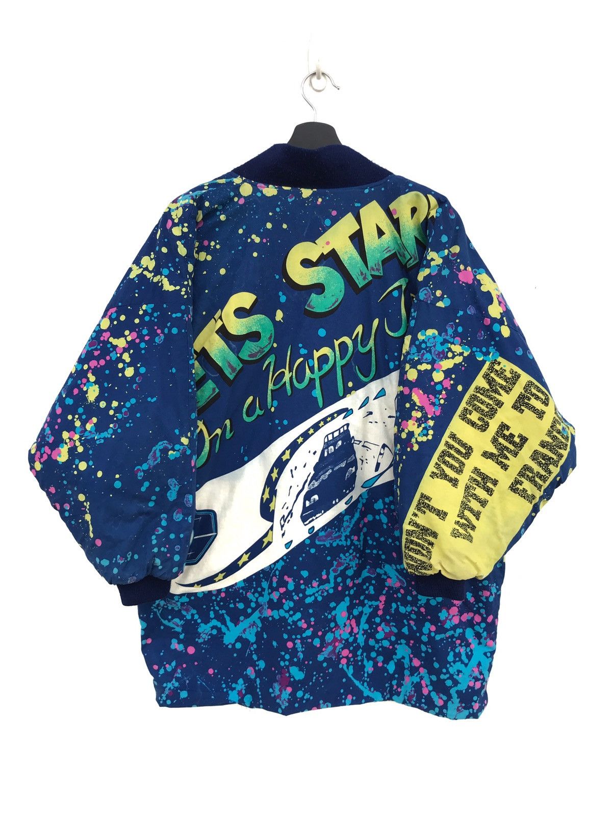 Japanese Brand Japanese Hanten Kimono Quilted All Over Print Jacket Size US M / EU 48-50 / 2 - 1 Thumbnail