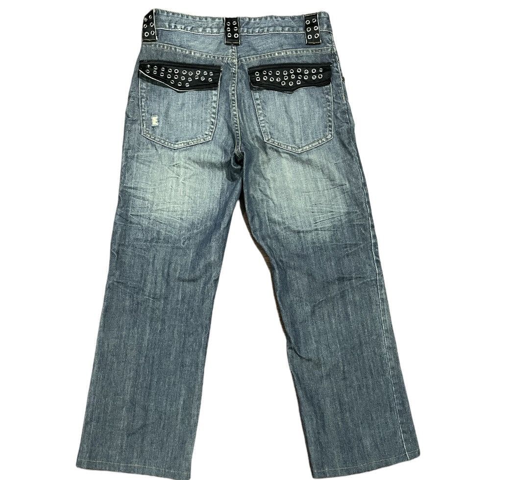Dolce & Gabbana Grommet Rivet Flip Pocket Distressed Jeans