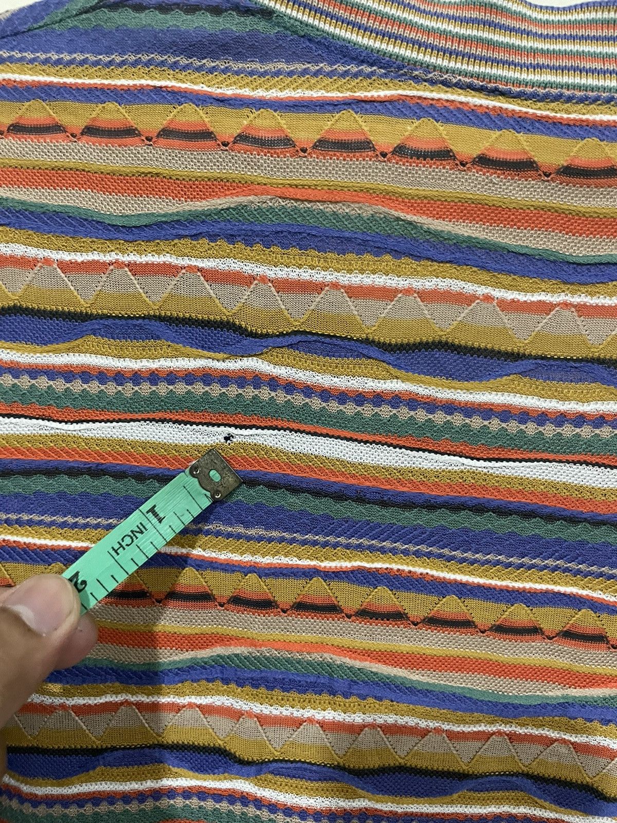 Missoni Vintage 80s Missoni Single Stitch Defect Tee Size US S / EU 44-46 / 1 - 5 Thumbnail