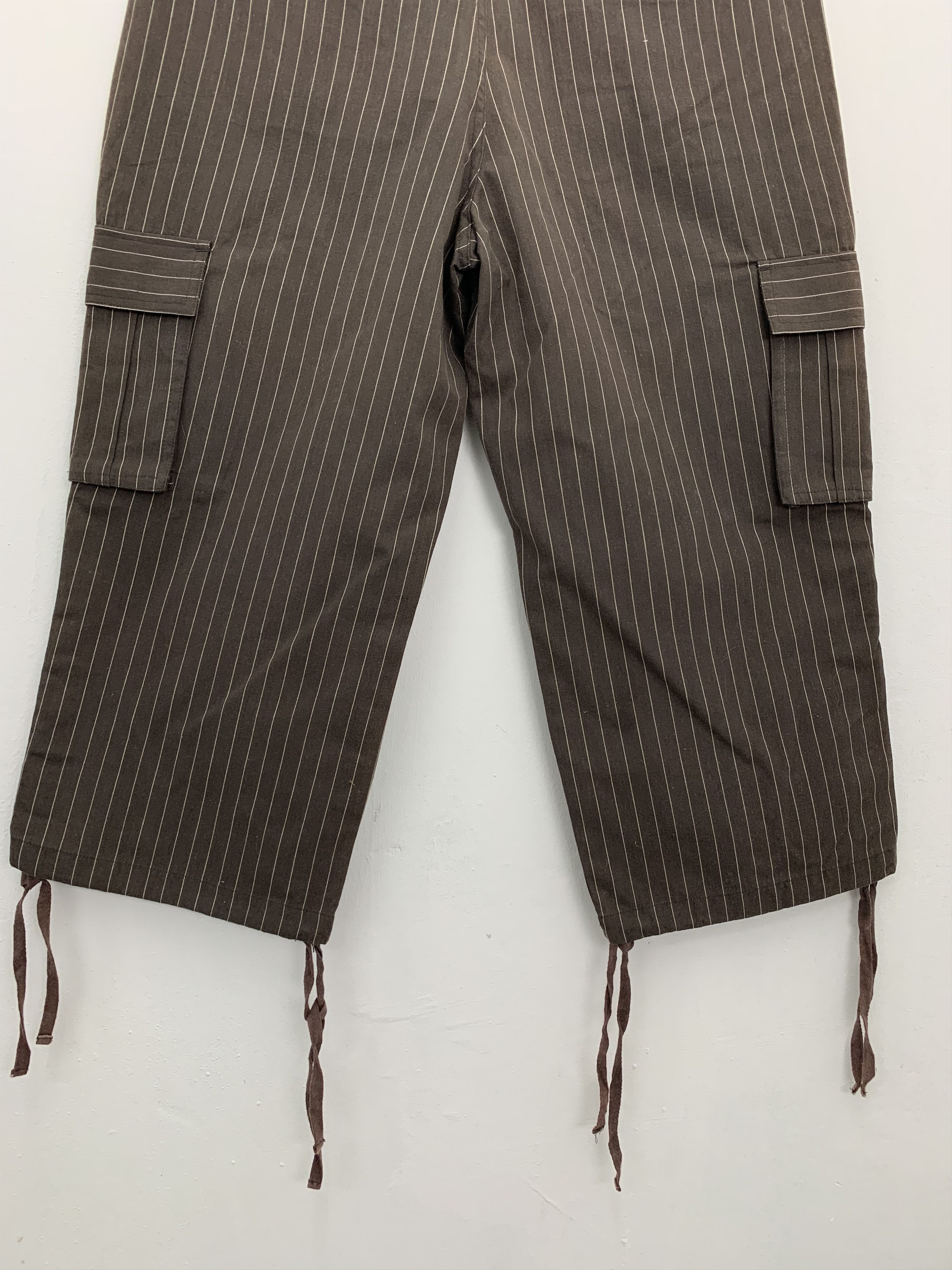 Japanese Brand Japan Over The stripe tactical cargo multipocket Drawstring Size US 26 / EU 42 - 13 Thumbnail