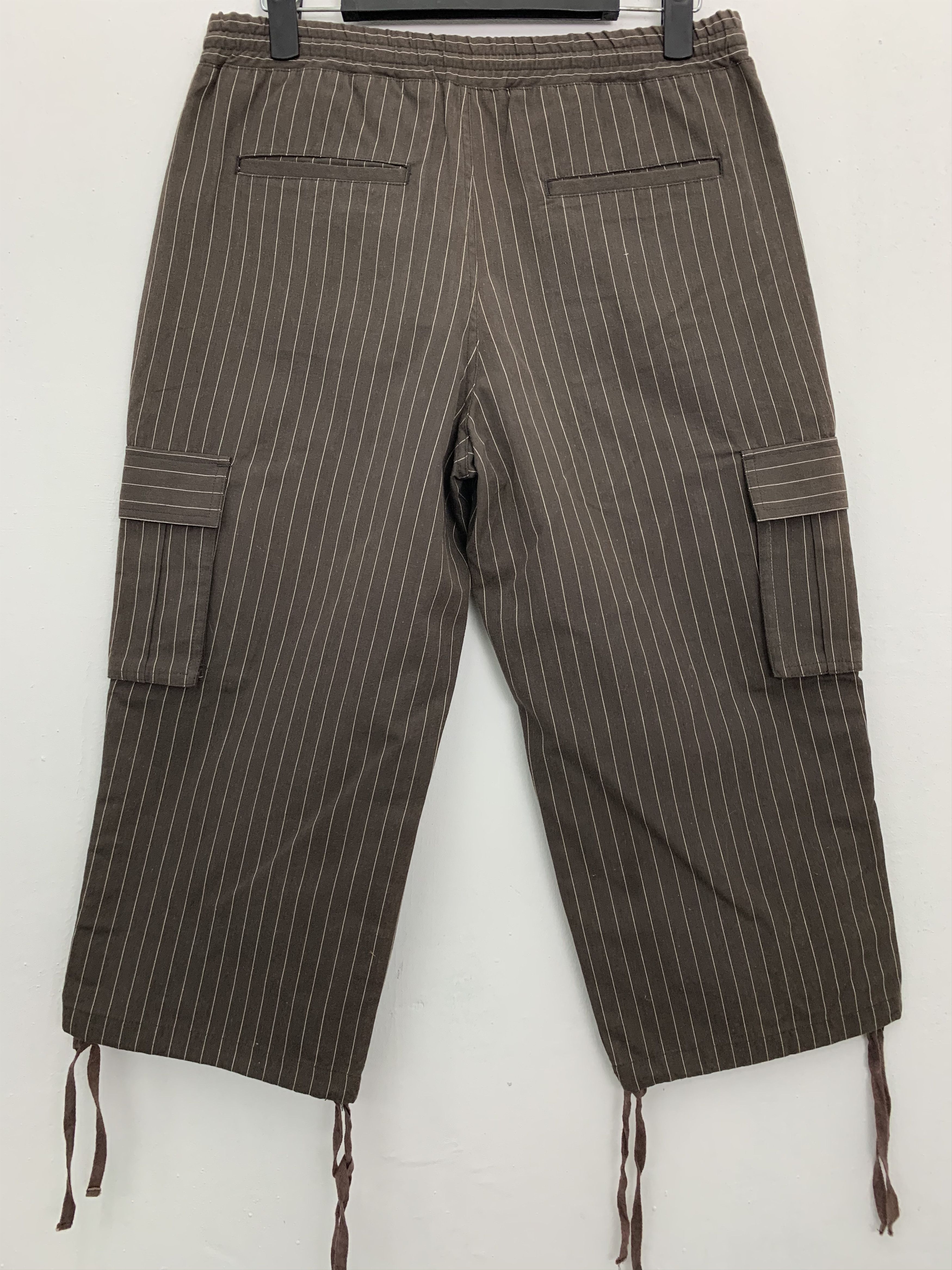 Japanese Brand Japan Over The stripe tactical cargo multipocket Drawstring Size US 26 / EU 42 - 10 Thumbnail