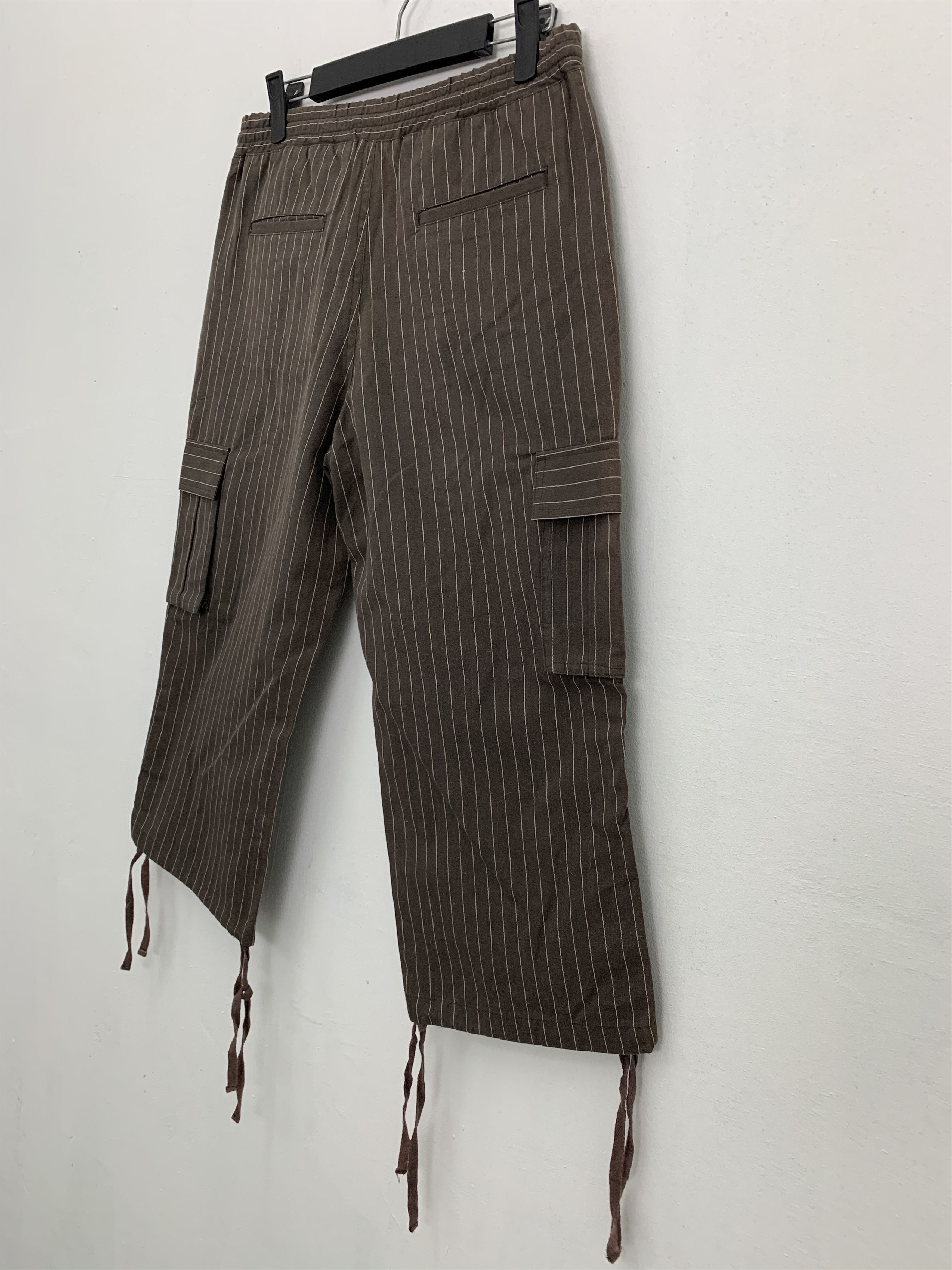Japanese Brand Japan Over The stripe tactical cargo multipocket Drawstring Size US 26 / EU 42 - 12 Thumbnail