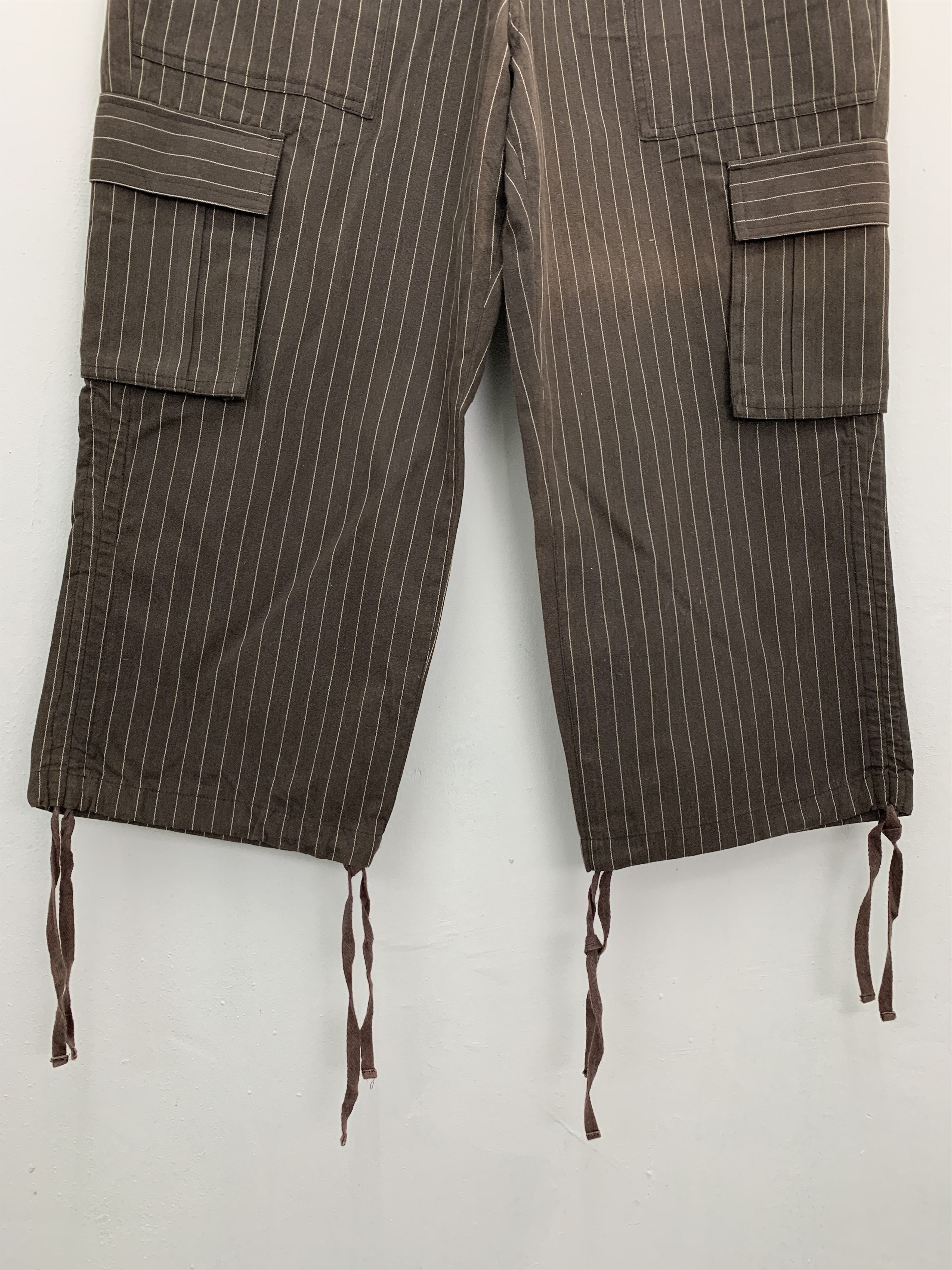 Japanese Brand Japan Over The stripe tactical cargo multipocket Drawstring Size US 26 / EU 42 - 6 Thumbnail