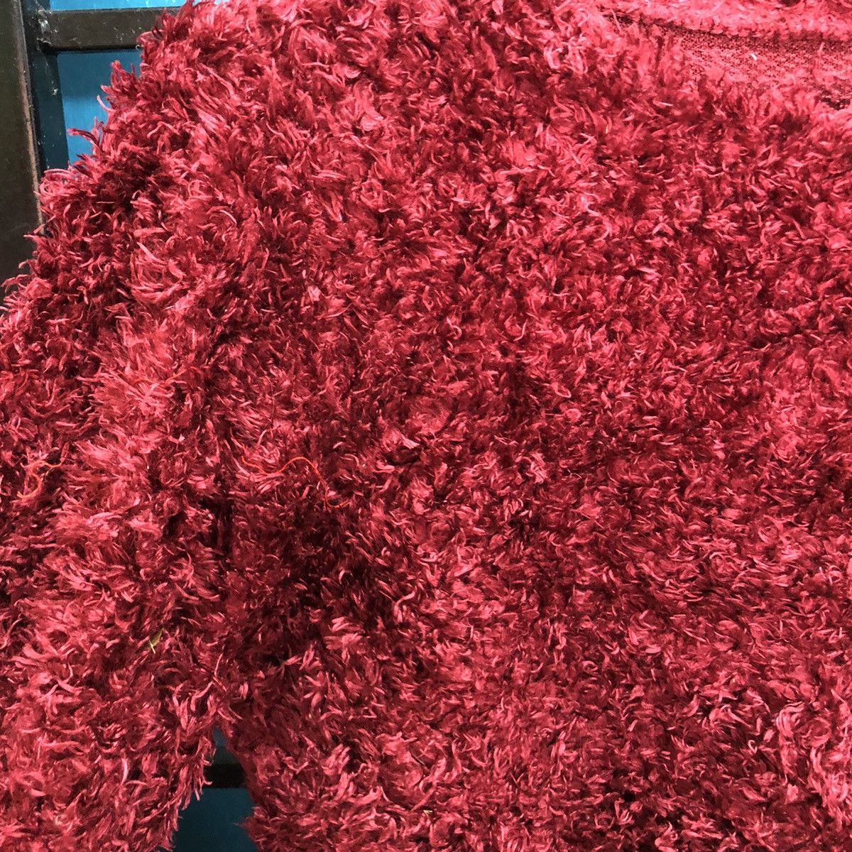 Japanese Brand Japanese Brand Maroon Shag Shaggy Fur Mohair Knitwear #6561 Size XS / US 0-2 / IT 36-38 - 7 Thumbnail