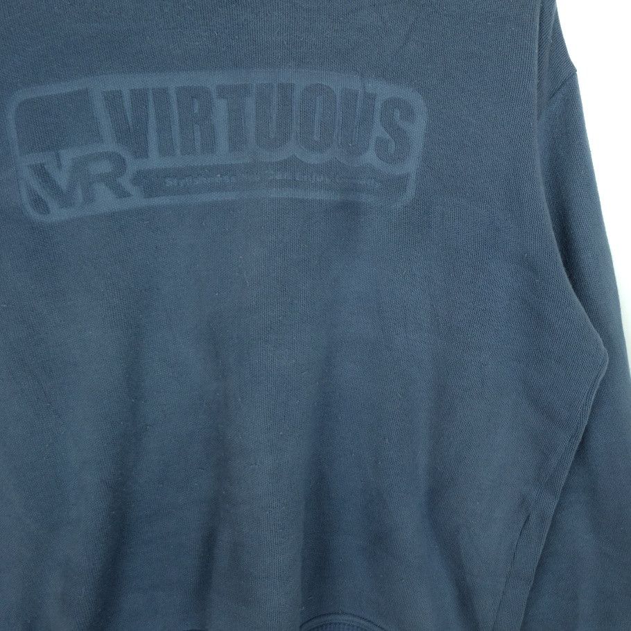 Japanese Brand Vintage 90's VIRTUOUS Italy Big Logo Retro Sweatshirts Size US L / EU 52-54 / 3 - 4 Thumbnail