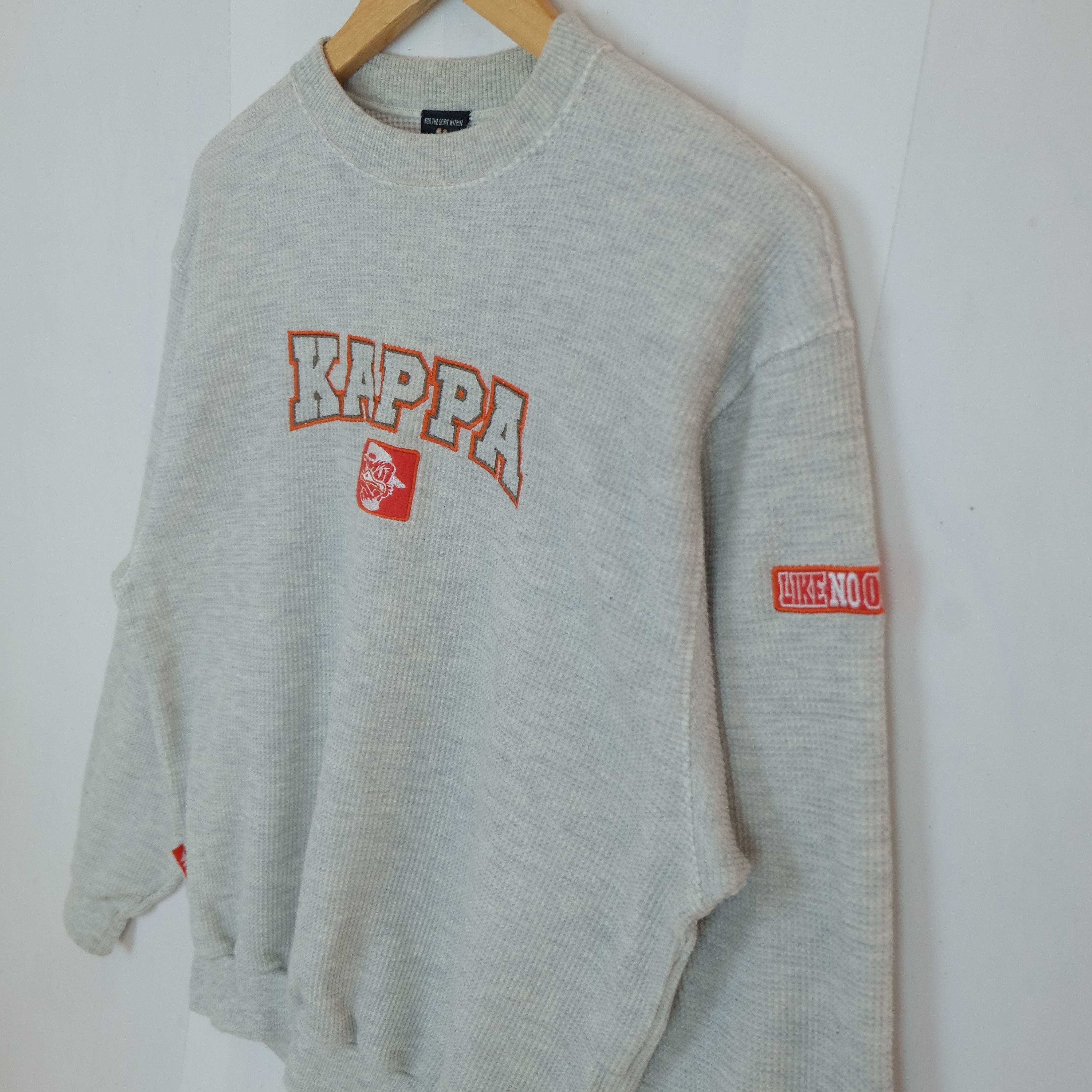 Kappa Vintage 90's KAPPA Big Logo Spell Out Jumper Sweatshirt Size US L / EU 52-54 / 3 - 7 Thumbnail