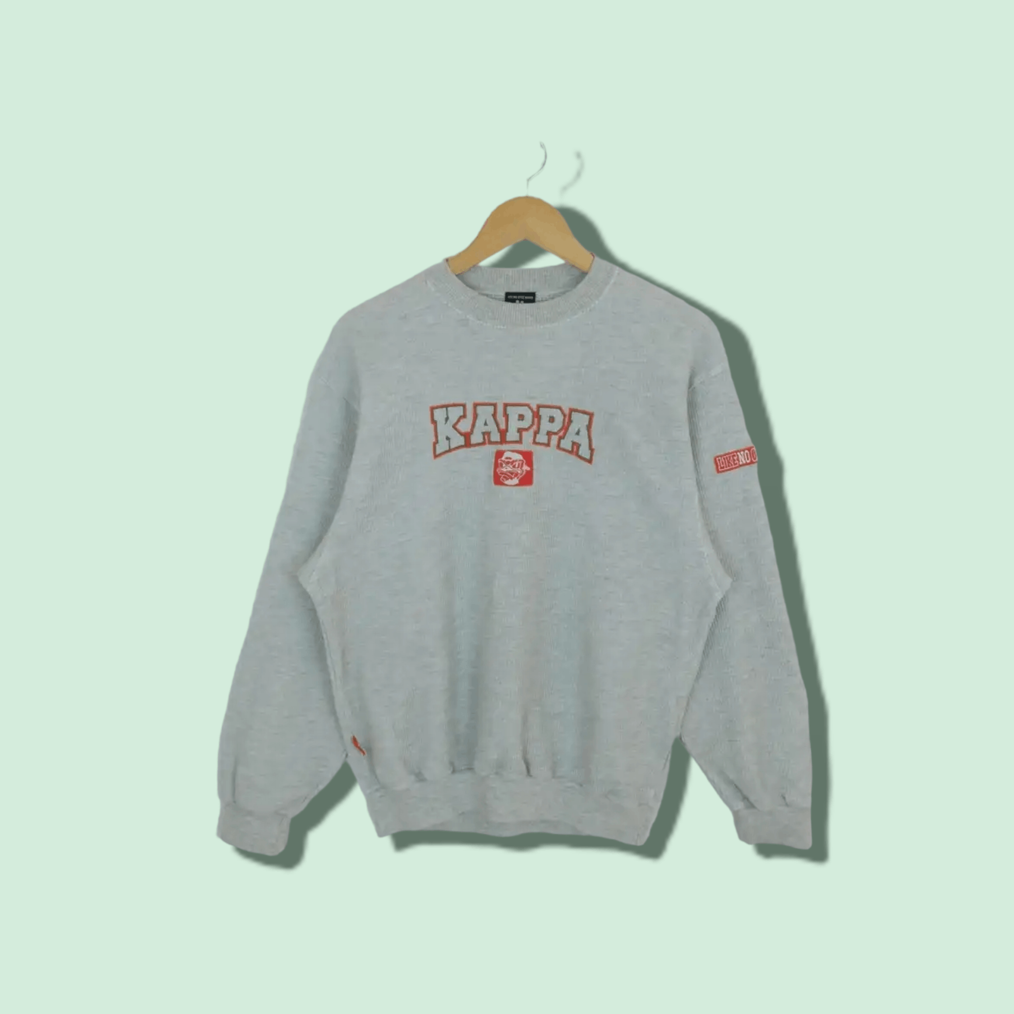 Kappa Vintage 90's KAPPA Big Logo Spell Out Jumper Sweatshirt Size US L / EU 52-54 / 3 - 1 Thumbnail