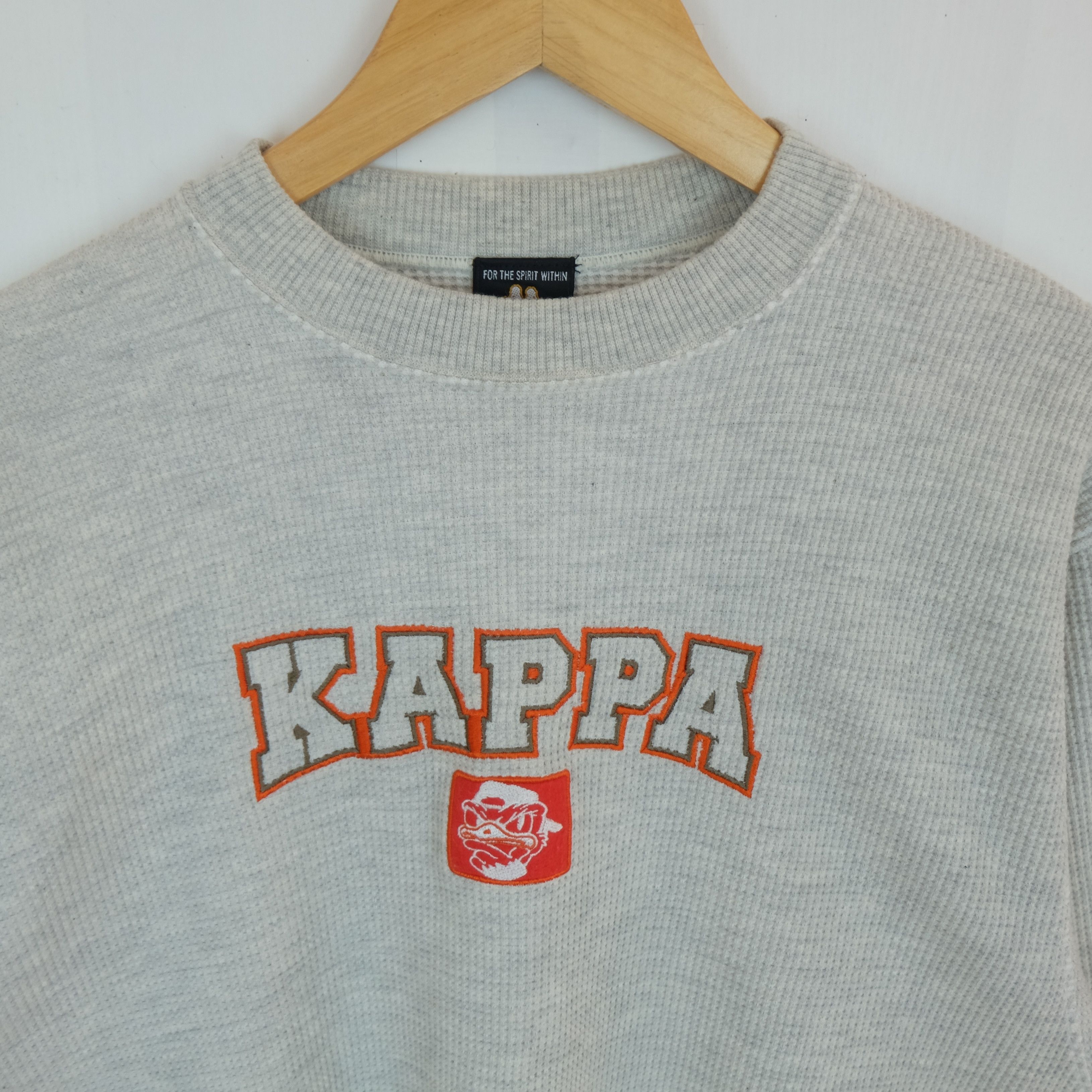 Kappa Vintage 90's KAPPA Big Logo Spell Out Jumper Sweatshirt Size US L / EU 52-54 / 3 - 3 Thumbnail