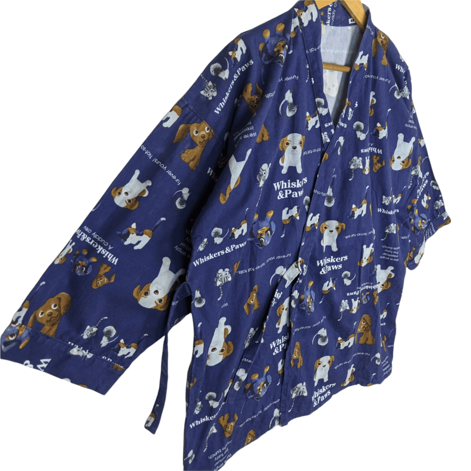 Japanese Brand JAPAN All Over Print Monogram Whiskas & Paws Kimono Size US M / EU 48-50 / 2 - 3 Thumbnail