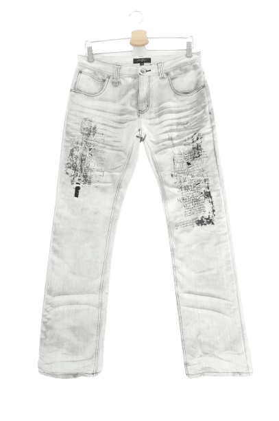 Japanese Brand Vintage! IN THE ATTIC Distressed Worn Low Rise Jeans Size US 31 - 1 Thumbnail