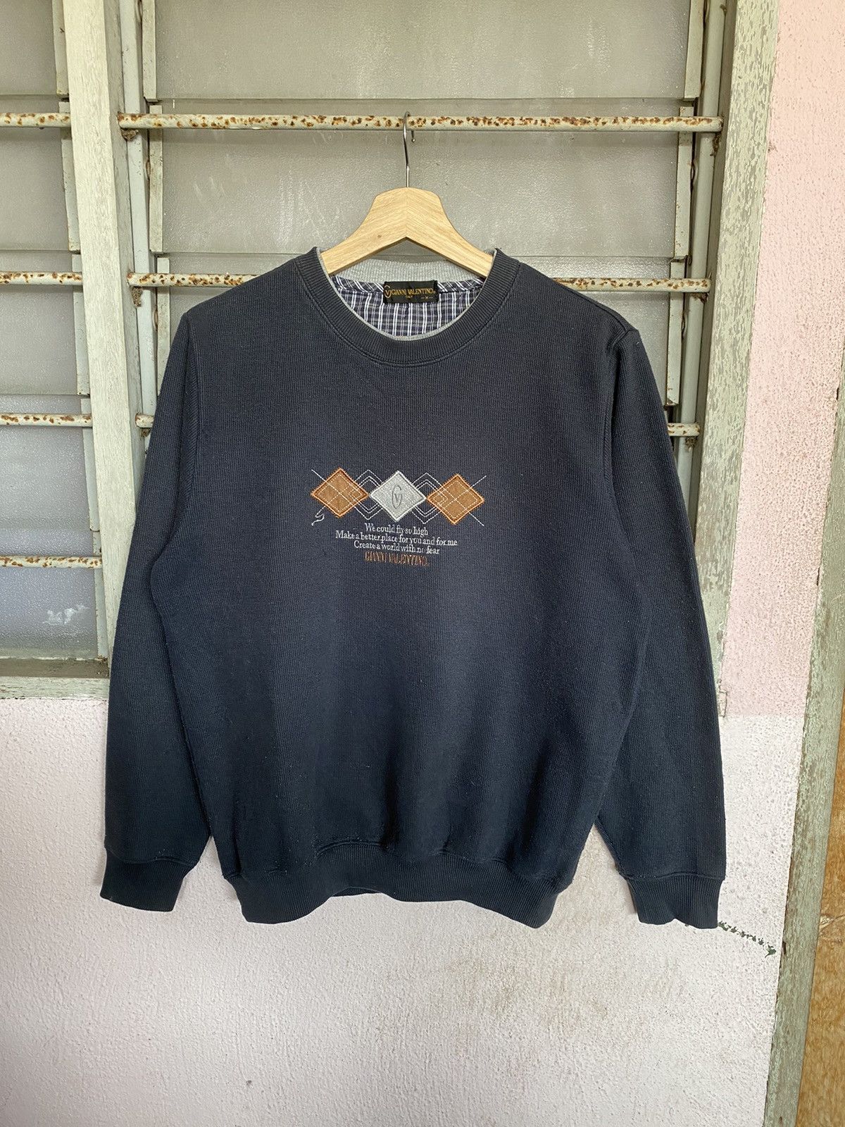 Gianni Valentino Gianni Valentino embroidery speelout sweatshirt Size US M / EU 48-50 / 2 - 5 Thumbnail