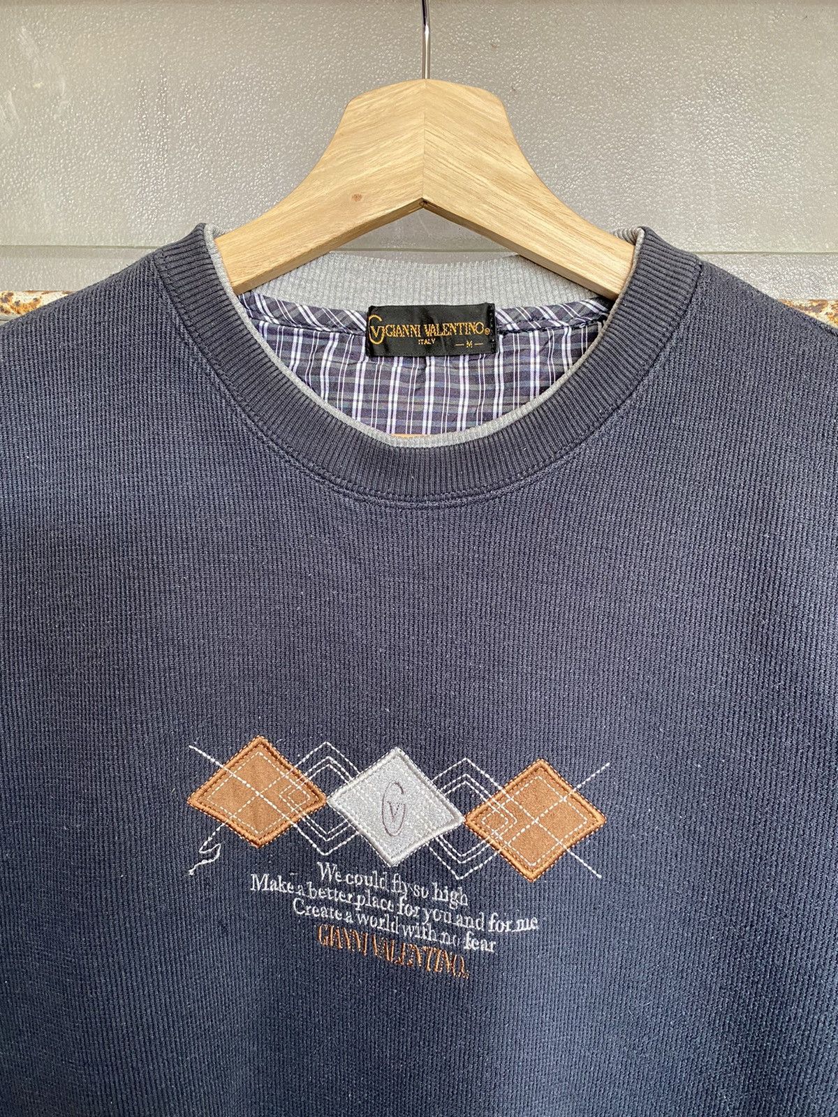 Gianni Valentino Gianni Valentino embroidery speelout sweatshirt Size US M / EU 48-50 / 2 - 6 Thumbnail