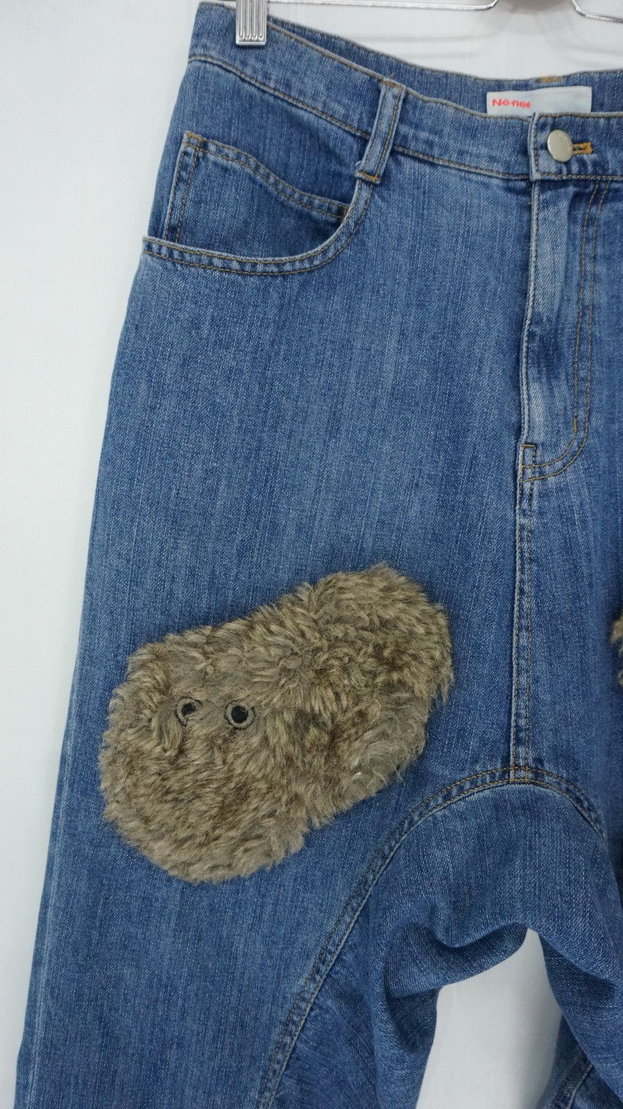 Issey Miyake 🎌 Rare NENET ISSEY MIYAKE Drop Crotch Soft Denim Size US 29 - 4 Thumbnail