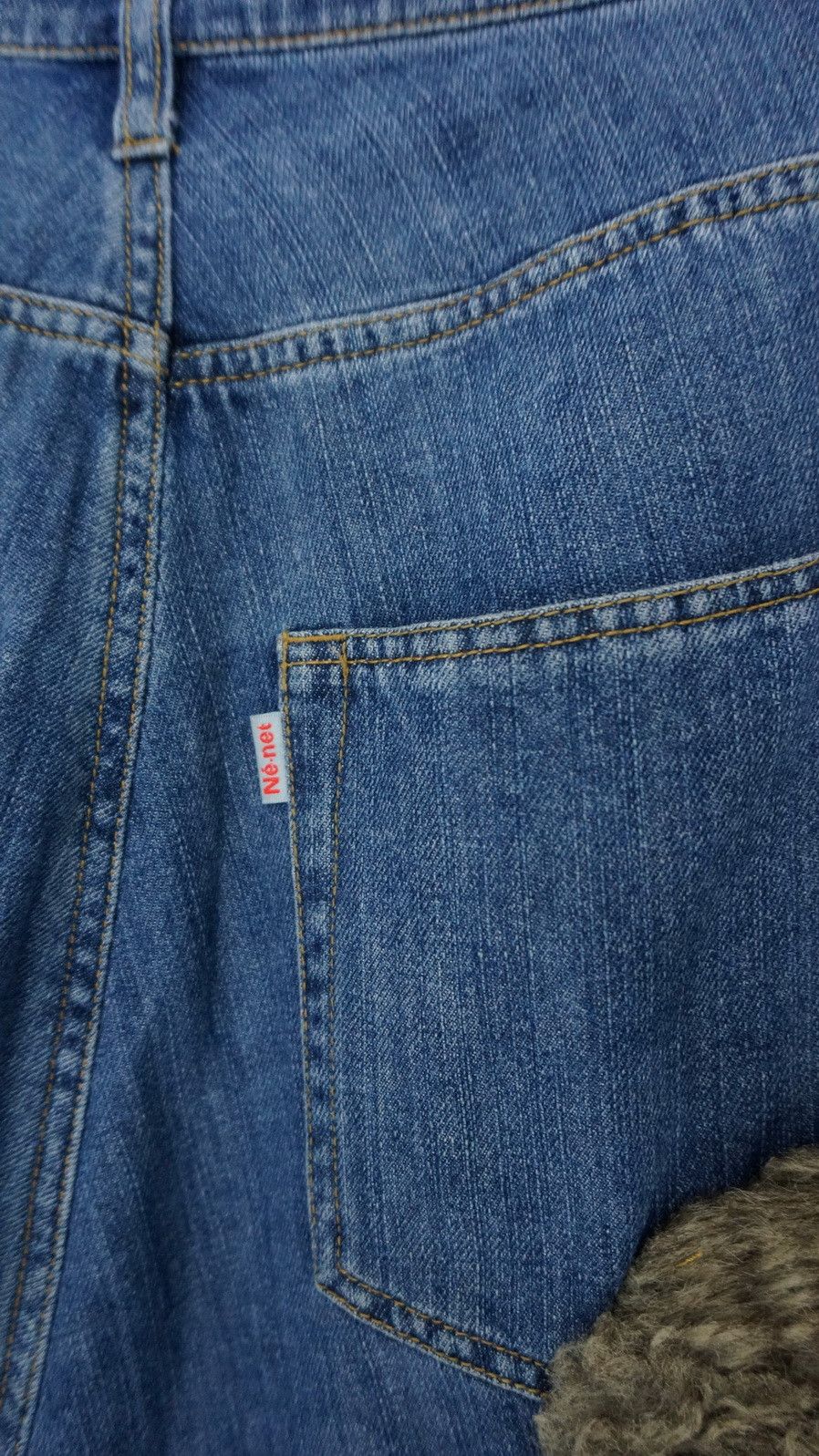 Issey Miyake 🎌 Rare NENET ISSEY MIYAKE Drop Crotch Soft Denim Size US 29 - 10 Thumbnail
