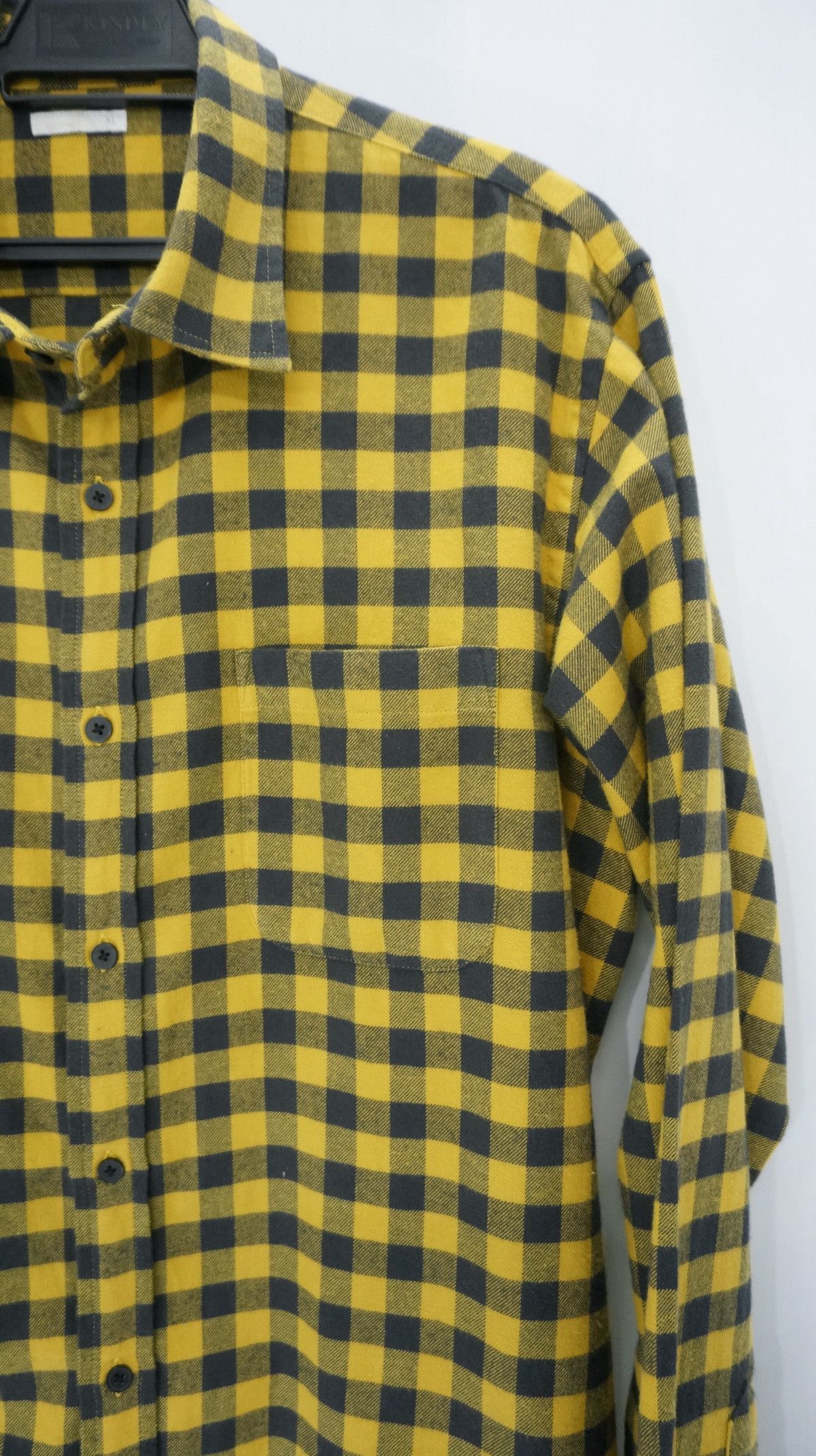 Flannel GU Plaid Check Flannel Long Sleve Button Ups Size US L / EU 52-54 / 3 - 5 Thumbnail