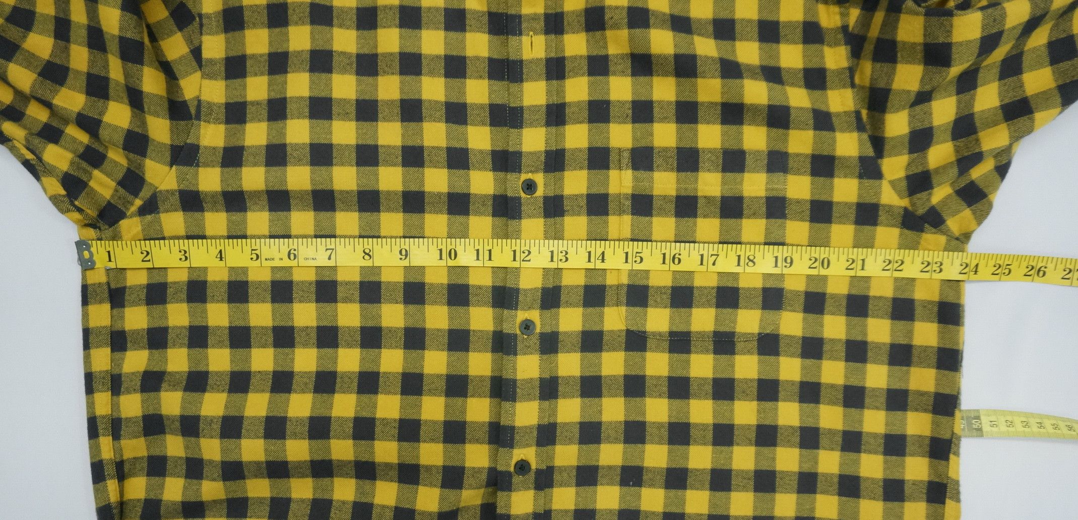 Flannel GU Plaid Check Flannel Long Sleve Button Ups Size US L / EU 52-54 / 3 - 10 Thumbnail
