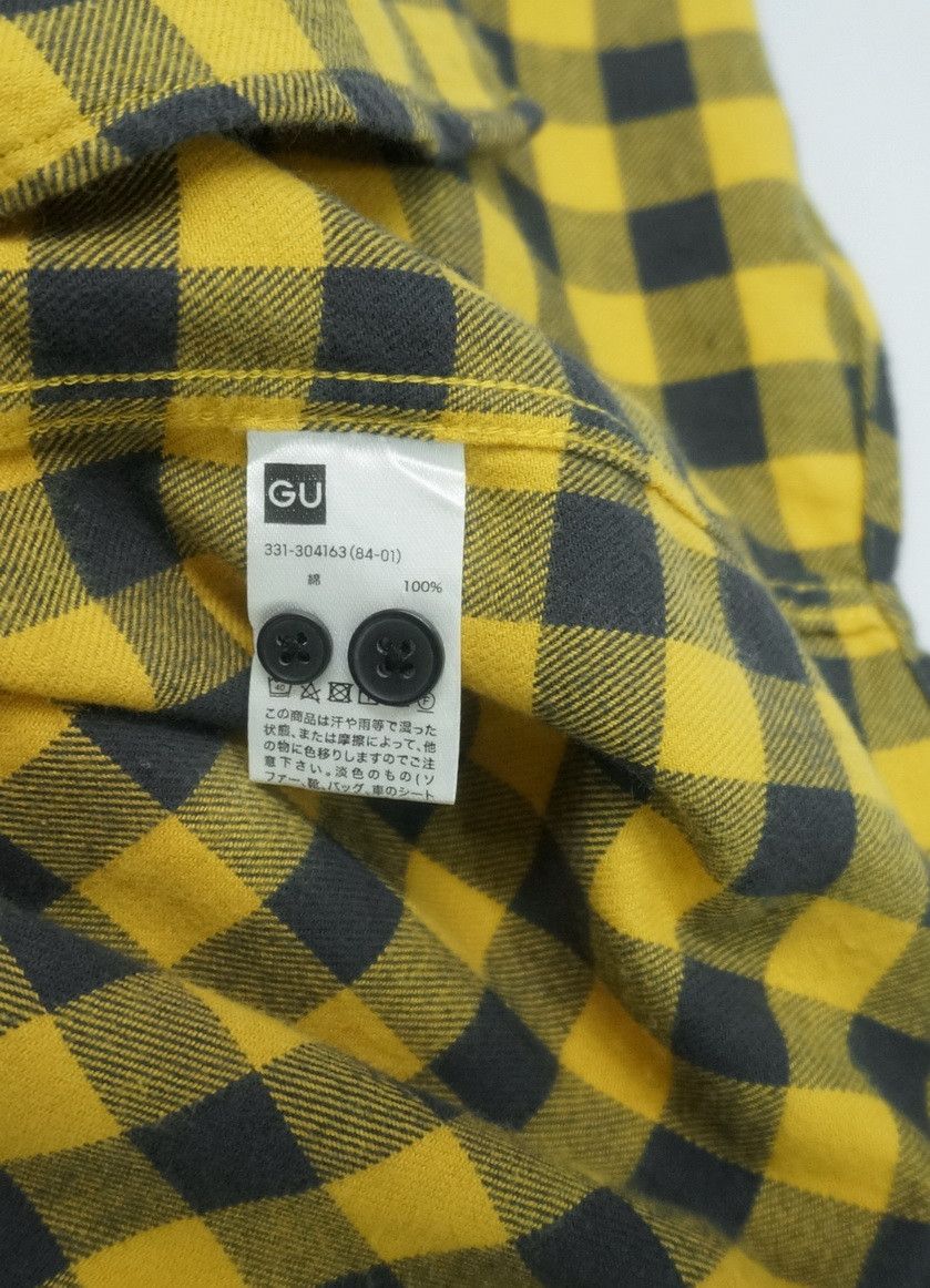Flannel GU Plaid Check Flannel Long Sleve Button Ups Size US L / EU 52-54 / 3 - 13 Thumbnail