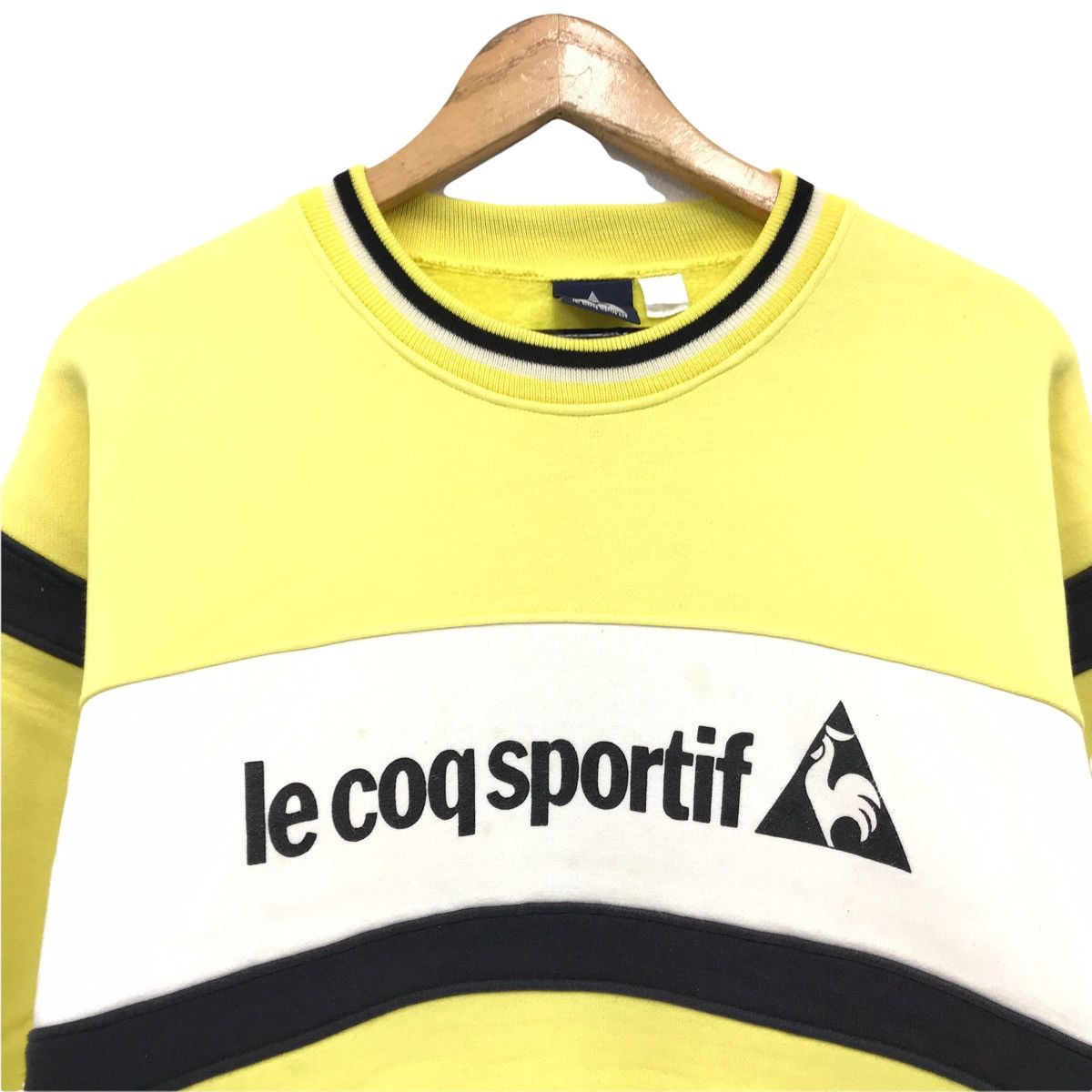 Le Coq Sportif × Sports Specialties × Vintage Vintage Le Coq Sportif Big Logo Sweatshirt Size US M / EU 48-50 / 2 - 2 Thumbnail