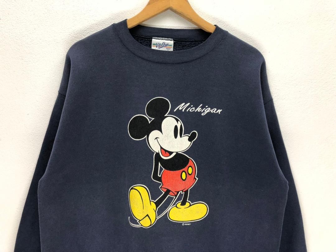 Disney × Mickey Mouse × Vintage Vintage 90s Mickey Mouse Disney Cartoon Sweatshirt Size US L / EU 52-54 / 3 - 2 Thumbnail