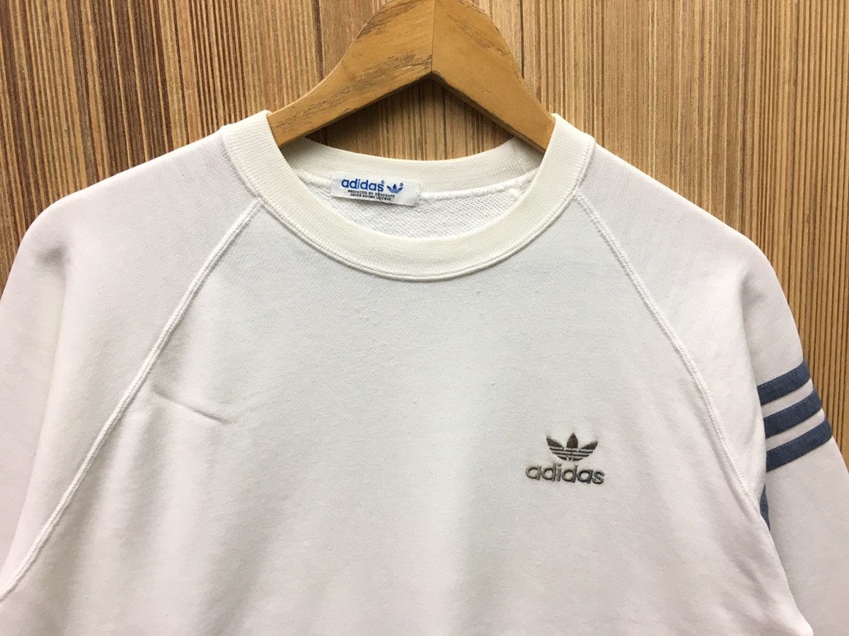 Adidas × Vintage Vintage Adidas Small Logo Sweatshirt Size US M / EU 48-50 / 2 - 2 Thumbnail
